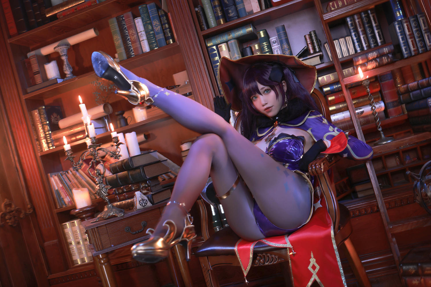 水淼Aqua NO.129 原神 莫娜 [75P 89MB]_第1集