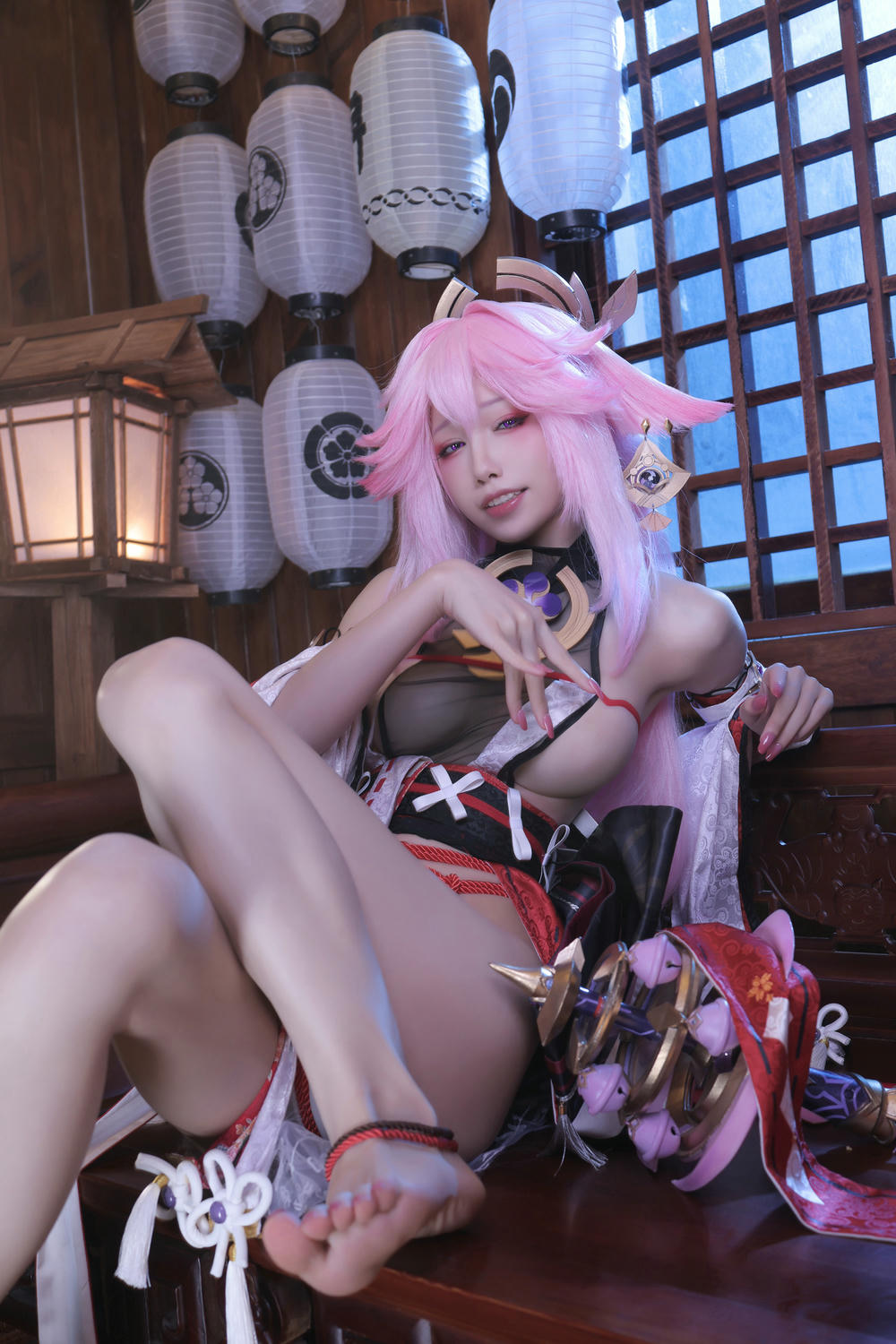 水淼Aqua NO.143 新八重神子 [93P 112MB]_第2集