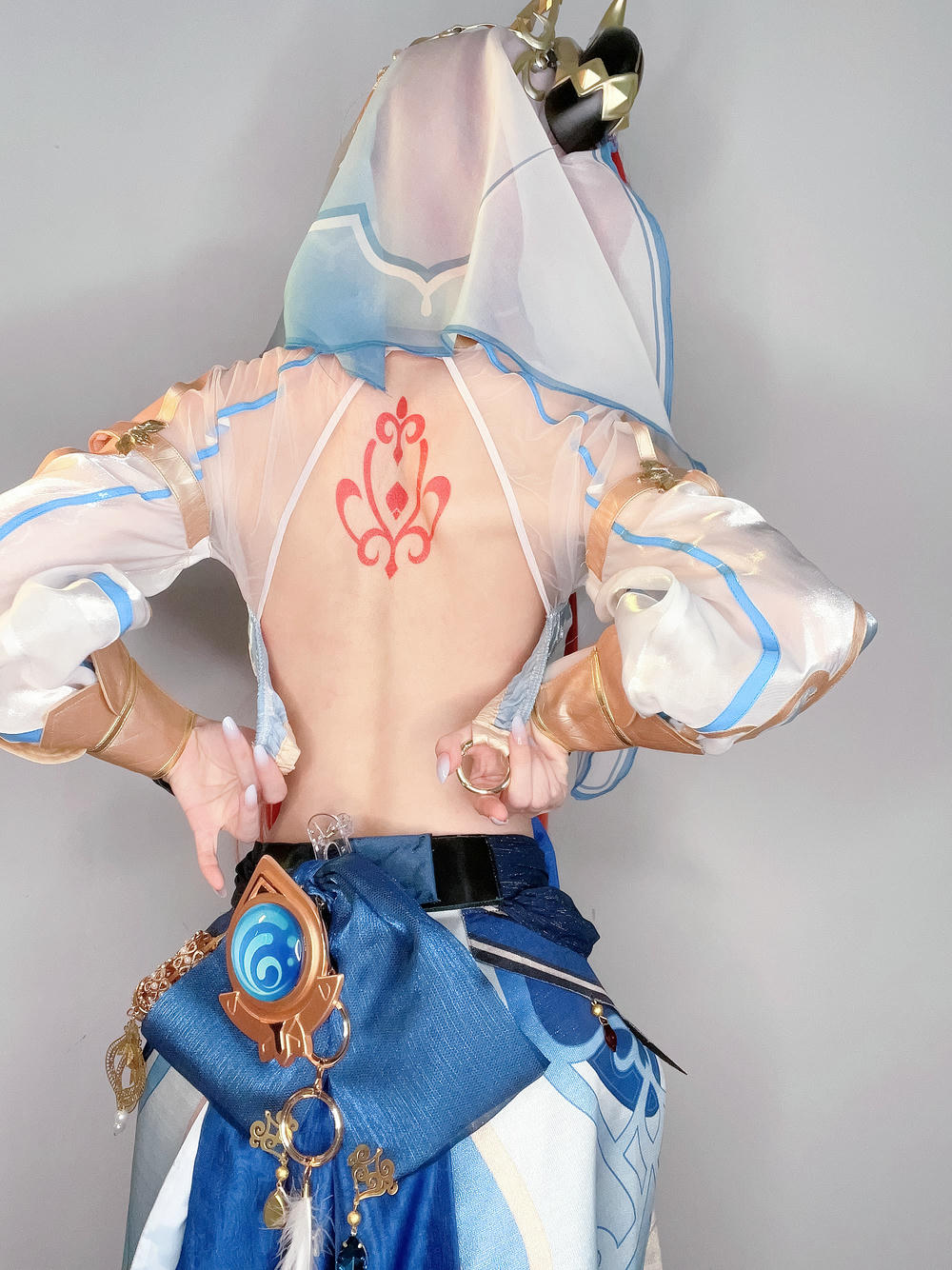 水淼Aqua NO.165 原神妮露 [26P 54M]_第1集