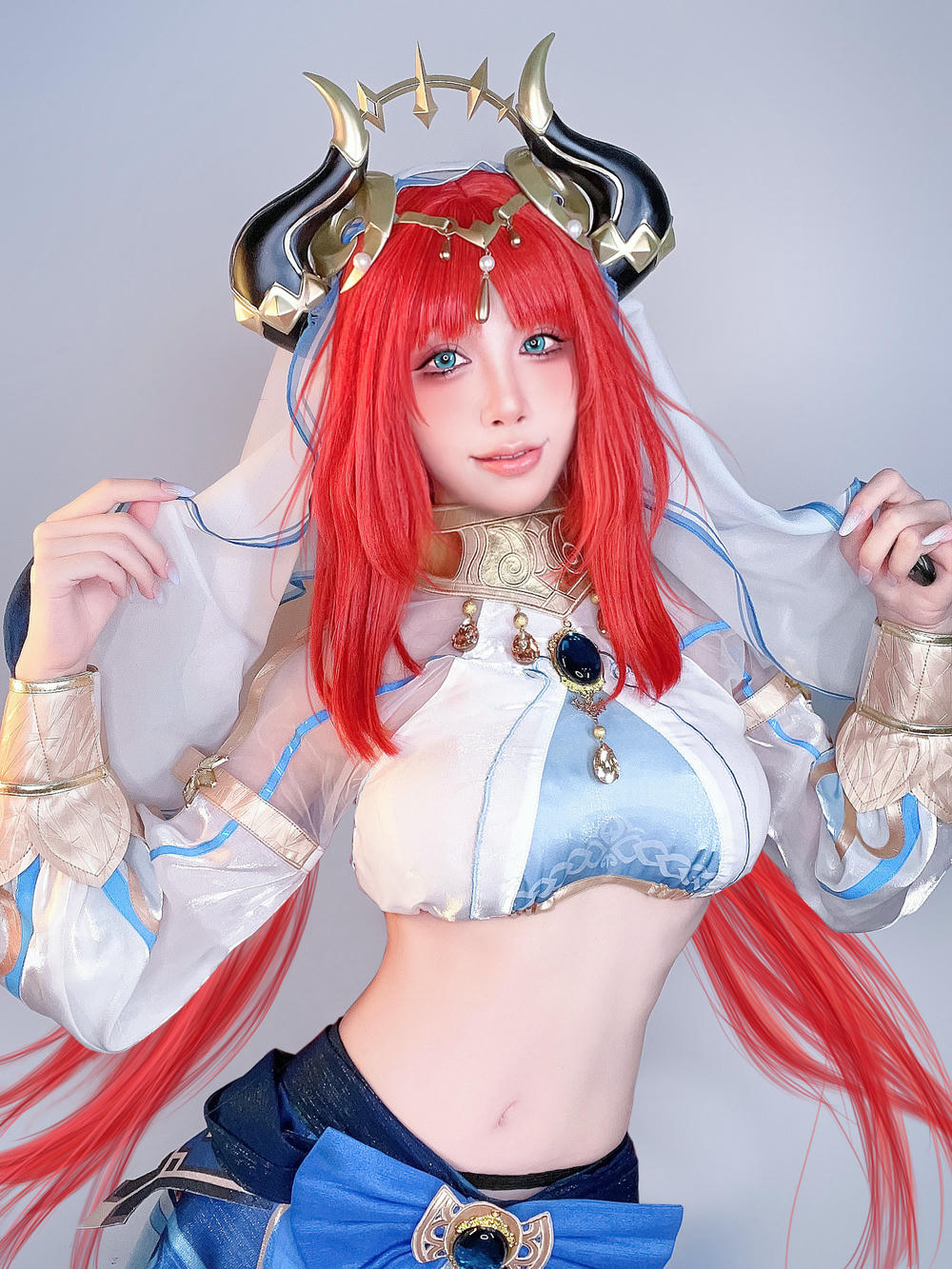 水淼Aqua NO.165 原神妮露 [26P 54M]_第1集