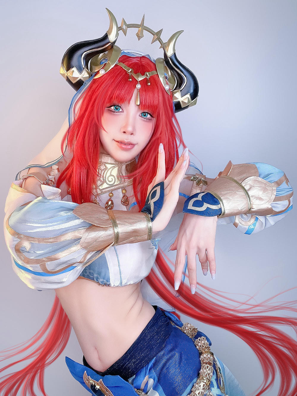 水淼Aqua NO.165 原神妮露 [26P 54M]_第1集