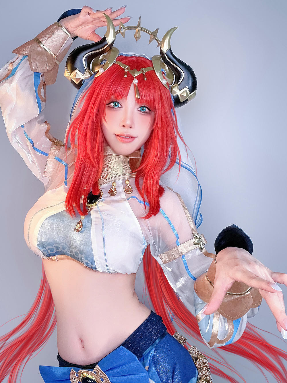 水淼Aqua NO.165 原神妮露 [26P 54M]_第2集