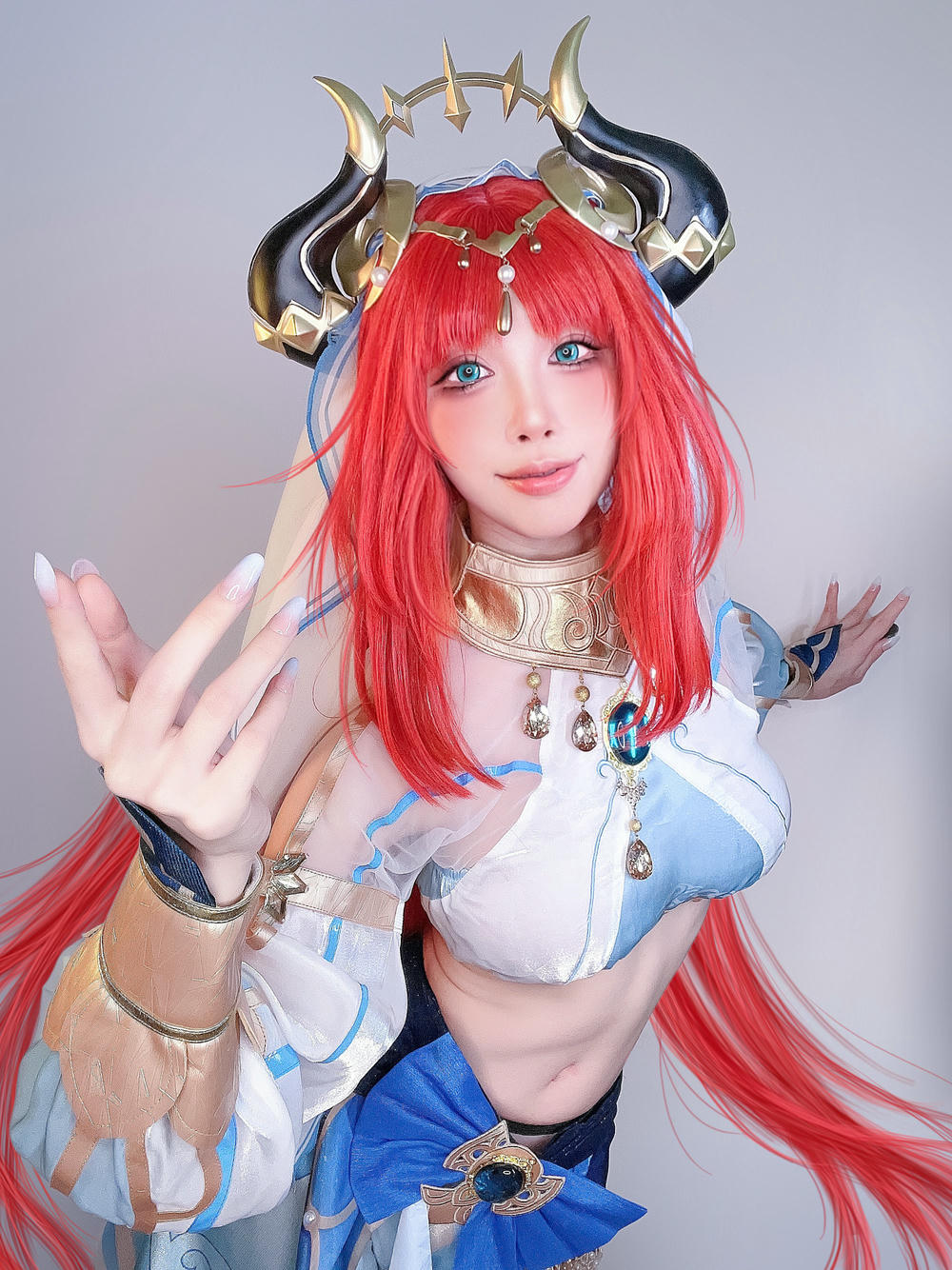 水淼Aqua NO.165 原神妮露 [26P 54M]_第1集