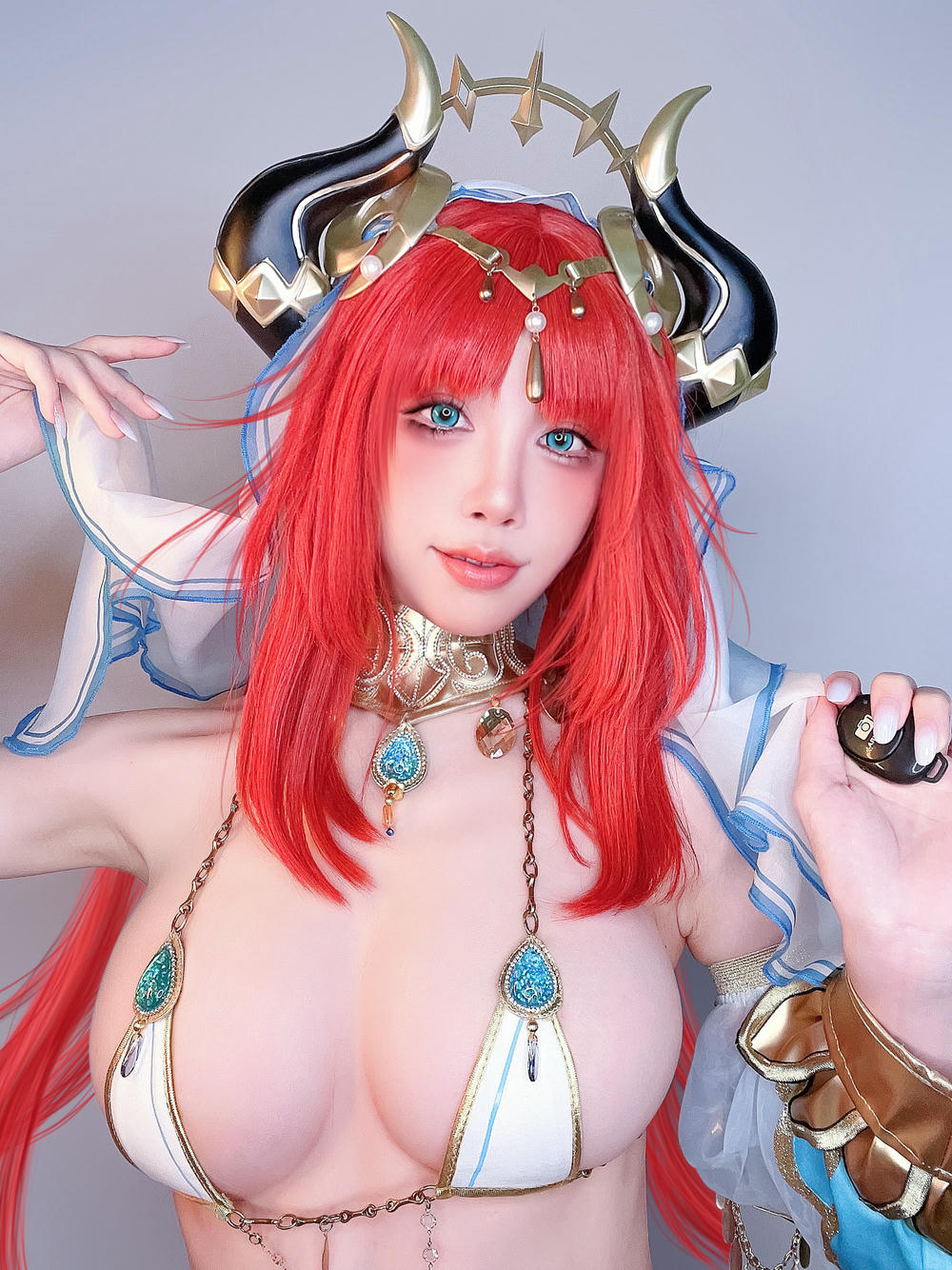 水淼Aqua NO.165 原神妮露 [26P 54M]_第1集