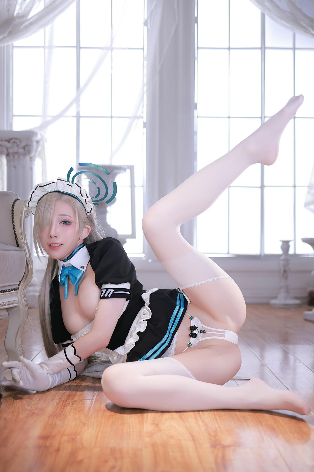 水淼Aqua NO.183 碧蓝档案一之濑明日奈女仆 [155P 186MB]_第2集