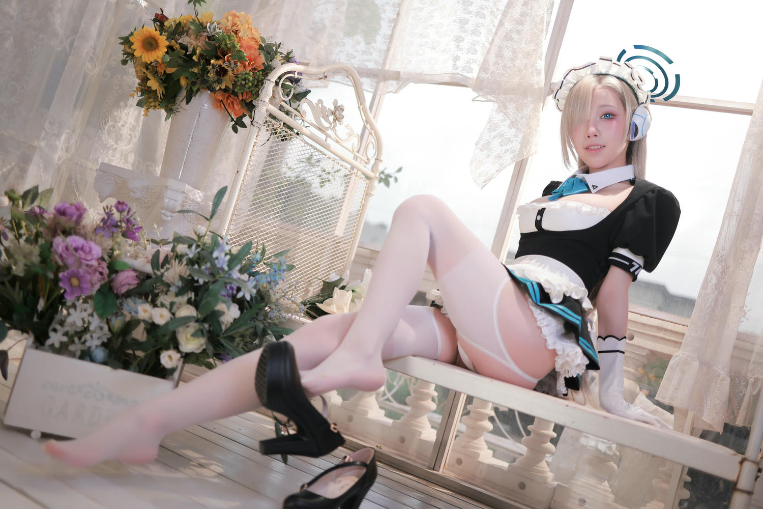 水淼Aqua NO.183 碧蓝档案一之濑明日奈女仆 [155P 186MB]_第1集