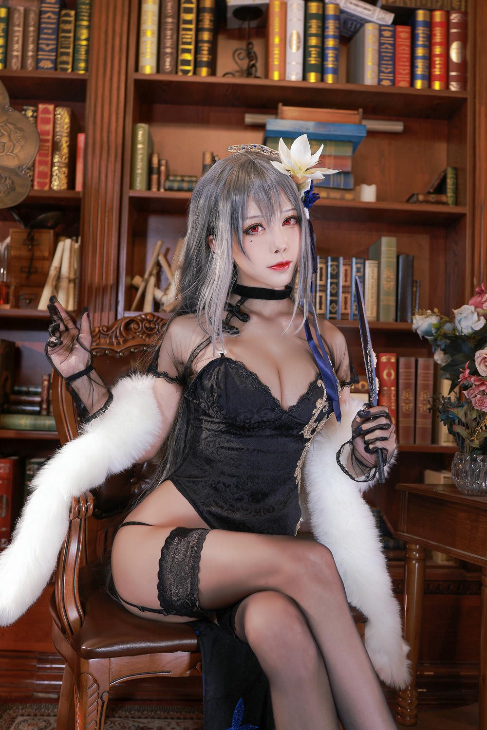 Coser@水淼Aqua NO.094 路易九世旗袍_第2集