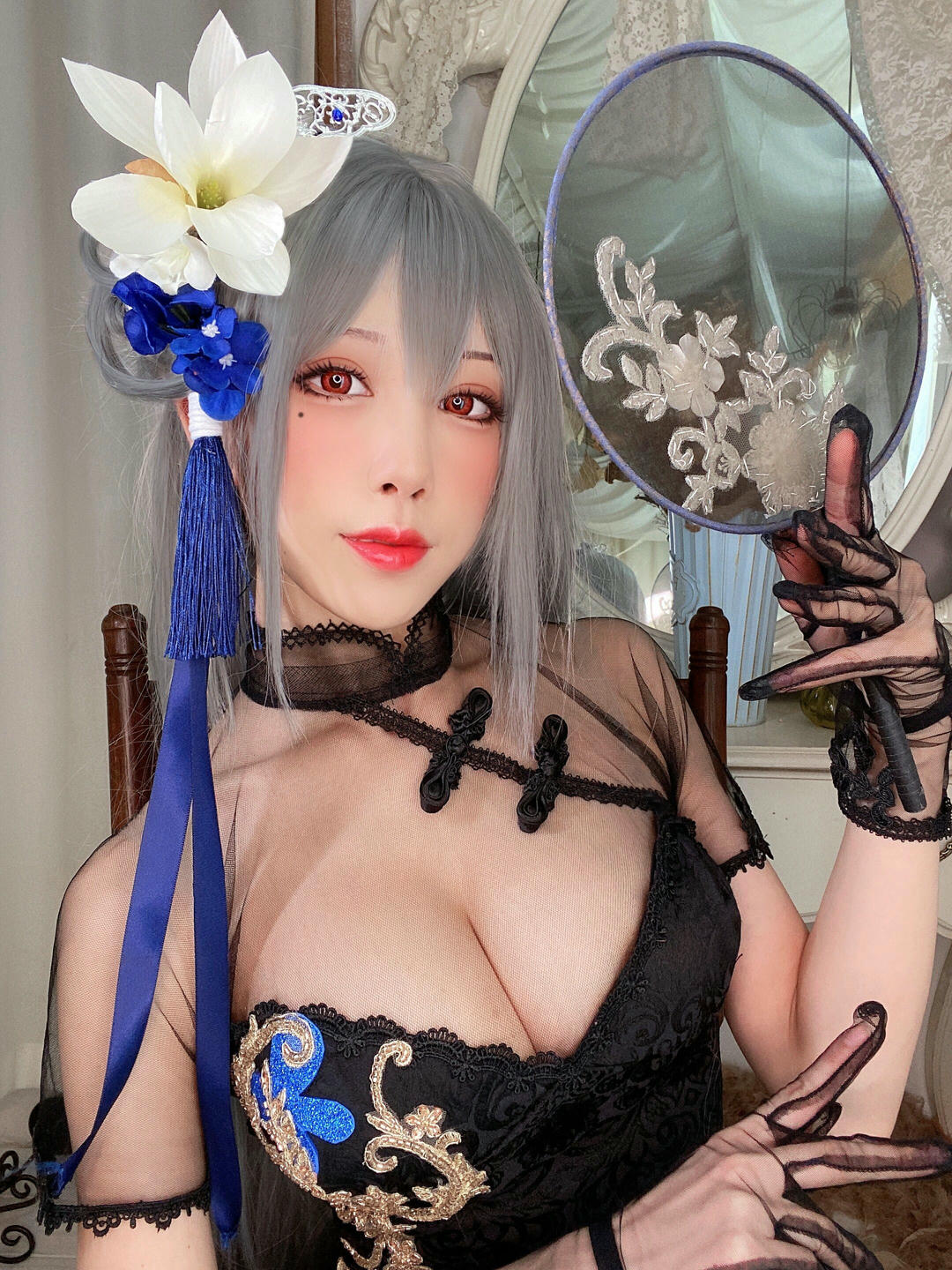 Coser@水淼Aqua NO.094 路易九世旗袍_第1集