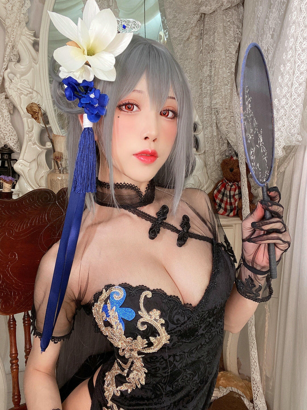 Coser@水淼Aqua NO.094 路易九世旗袍_第1集