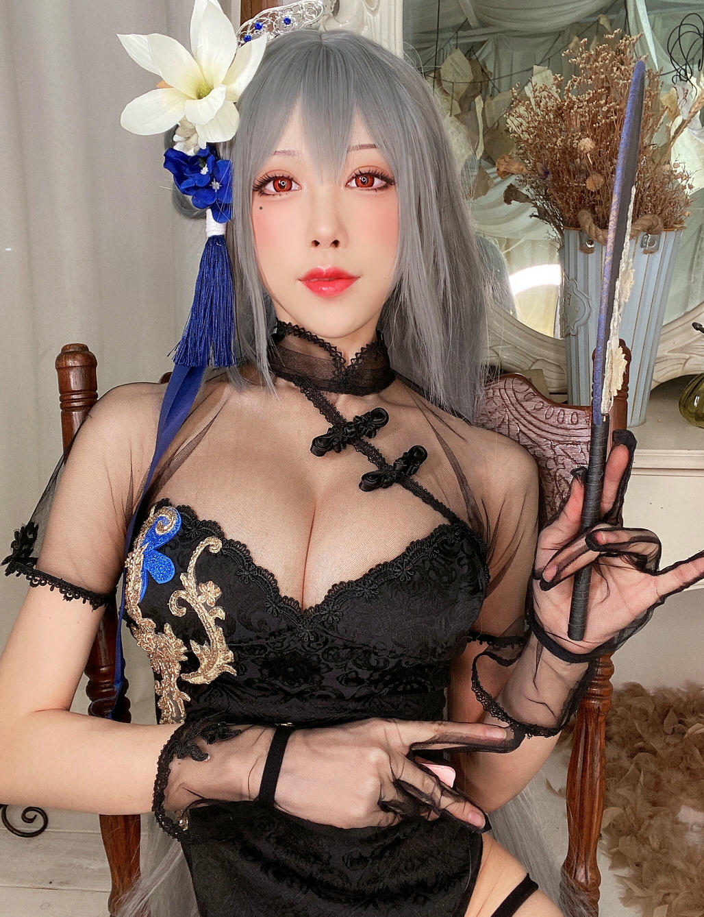 Coser@水淼Aqua NO.094 路易九世旗袍_第1集