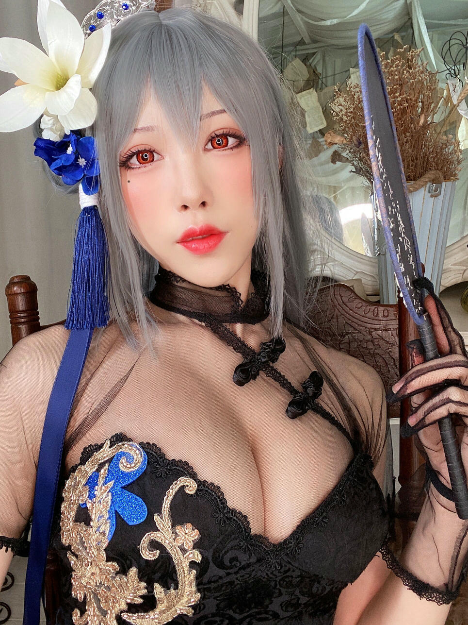 Coser@水淼Aqua NO.094 路易九世旗袍_第1集