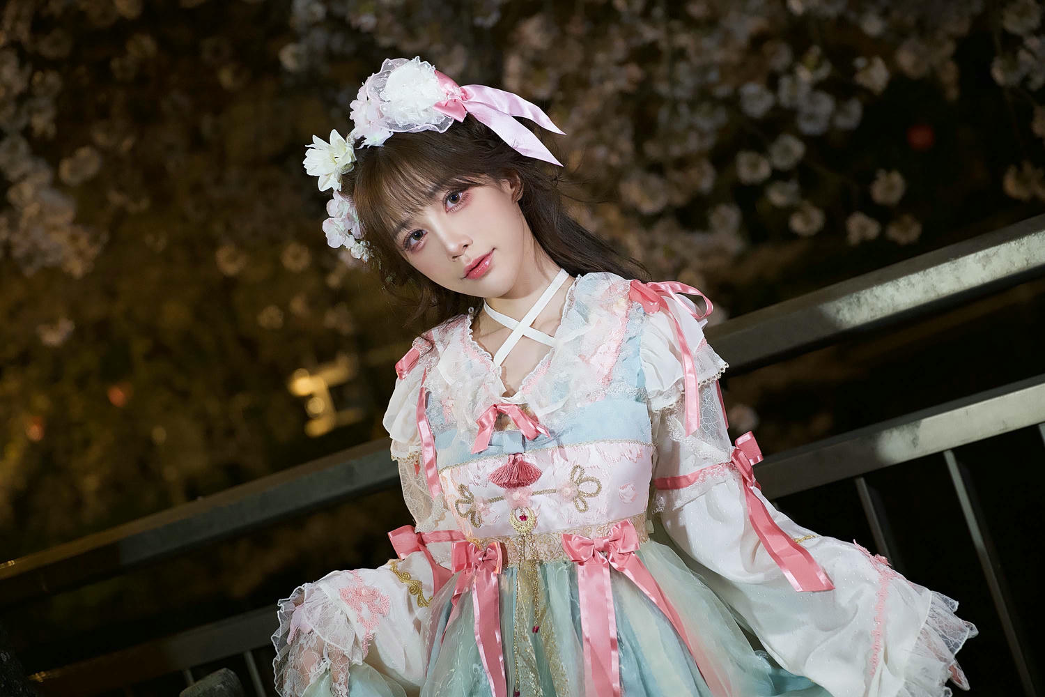 水淼Aqua NO.200 Fantia24年04月会员订阅 桜が満開[17P-10.1M]_第1集