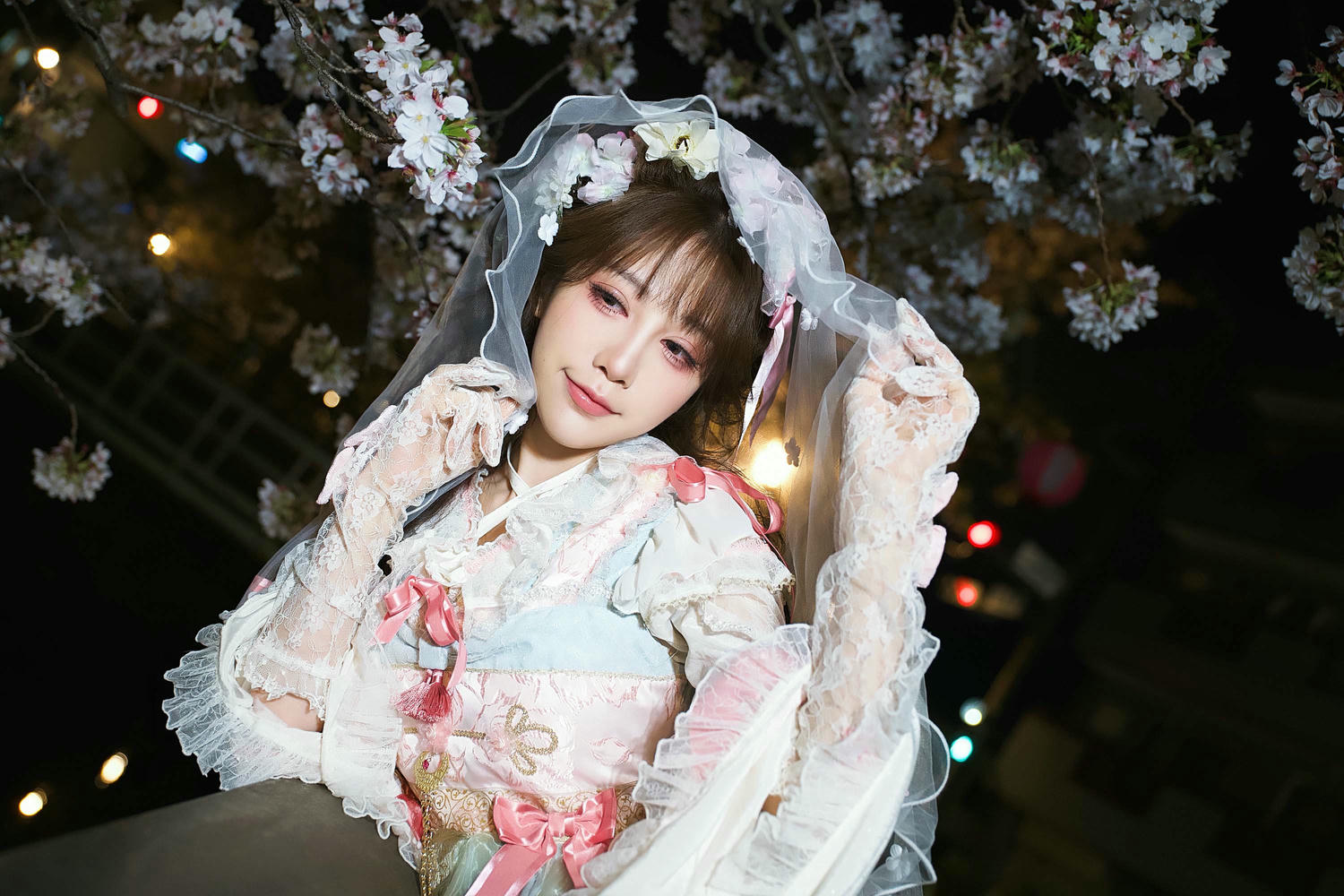 水淼Aqua NO.200 Fantia24年04月会员订阅 桜が満開[17P-10.1M]_第1集