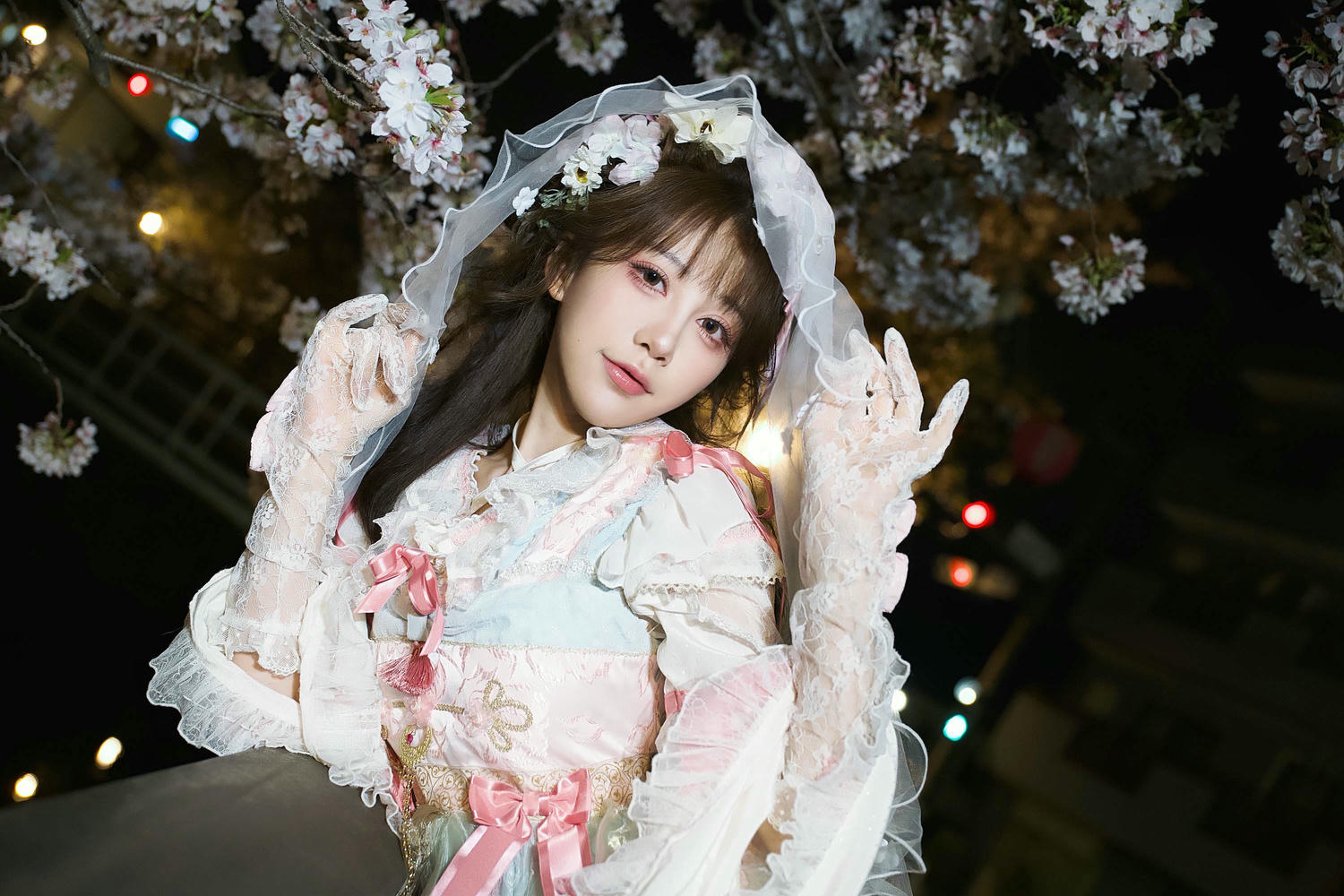 水淼Aqua NO.200 Fantia24年04月会员订阅 桜が満開[17P-10.1M]_第1集