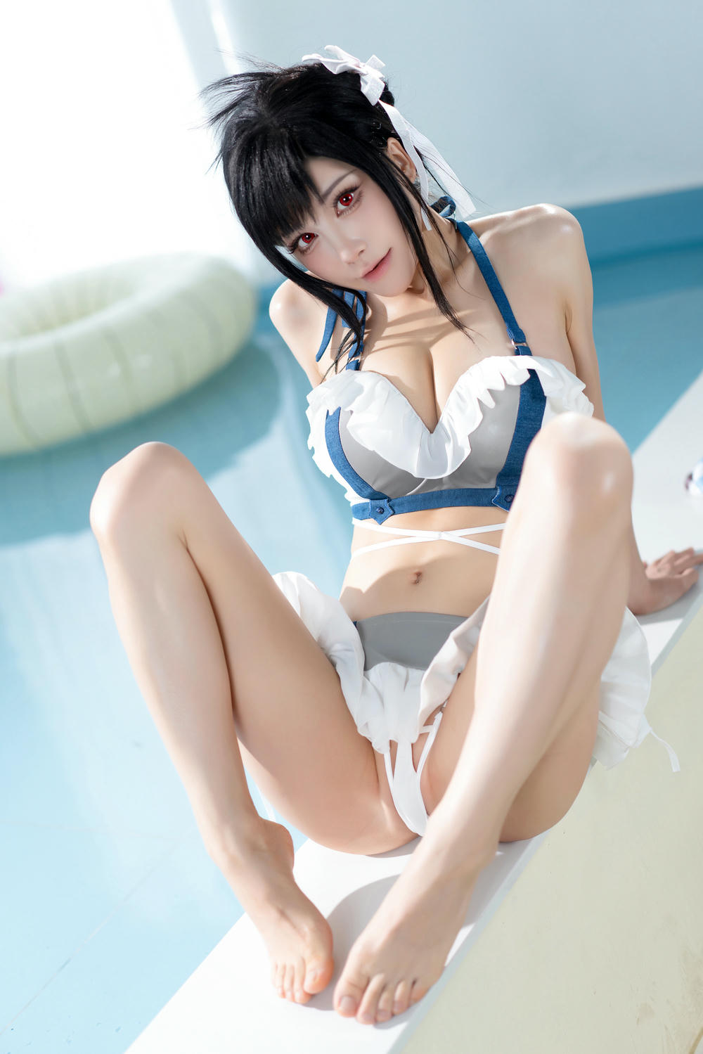 水淼Aqua NO.210 Tifa Swimsuit (FF7 Rebirth) 蒂法泳装[80P-110MB]_第1集