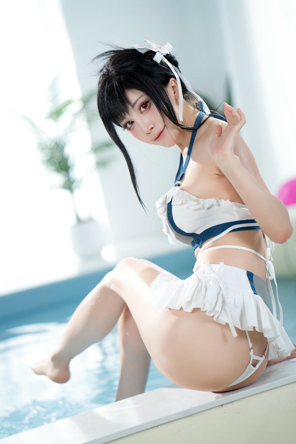 水淼Aqua NO.210 Tifa Swimsuit (FF7 Rebirth) 蒂法泳装[80P-110MB]_第2集