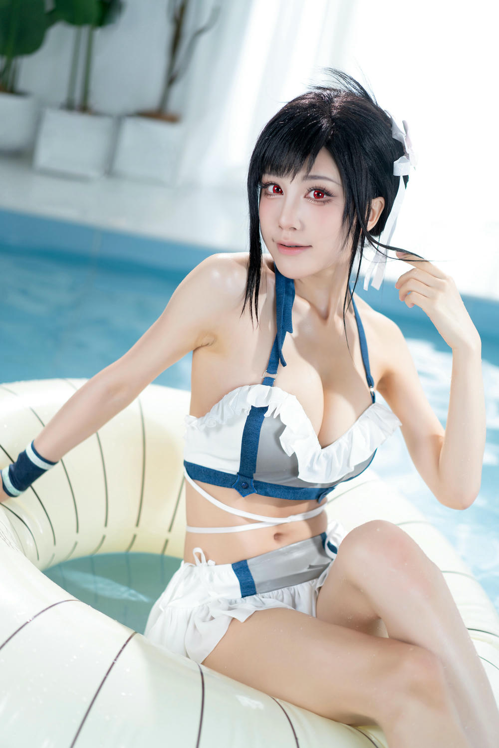 水淼Aqua NO.210 Tifa Swimsuit (FF7 Rebirth) 蒂法泳装[80P-110MB]_第2集
