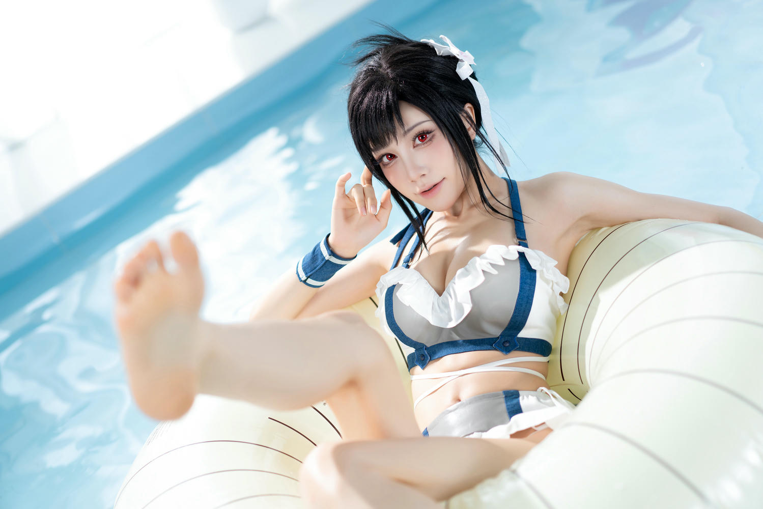 水淼Aqua NO.210 Tifa Swimsuit (FF7 Rebirth) 蒂法泳装[80P-110MB]_第2集