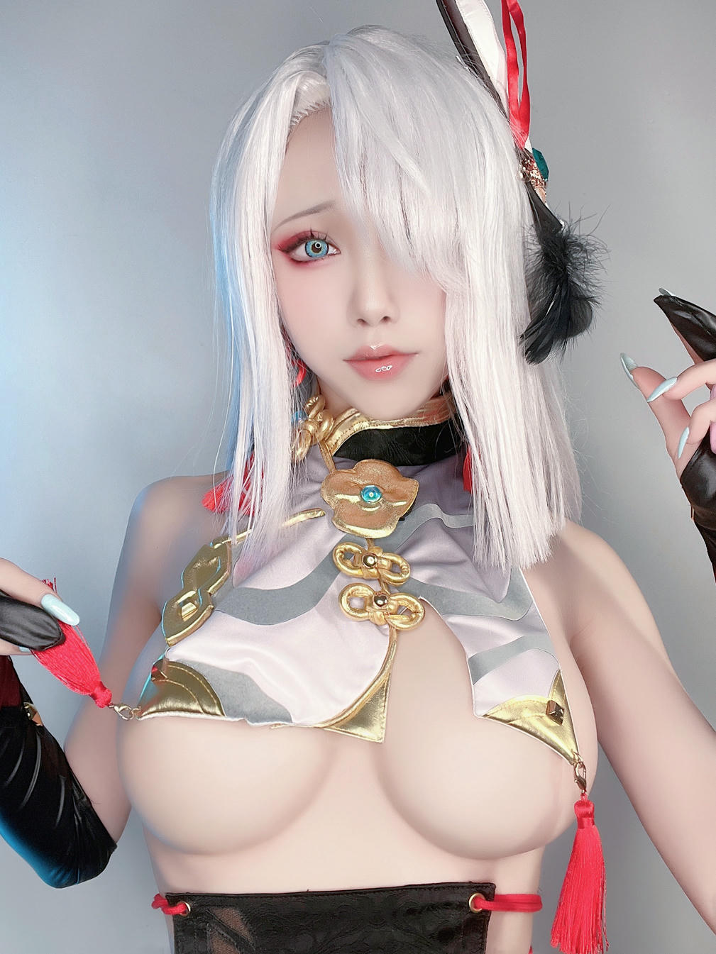 水淼Aqua-[2022-03-13] 🔹 申鶴 旗袍 🔹_第1集