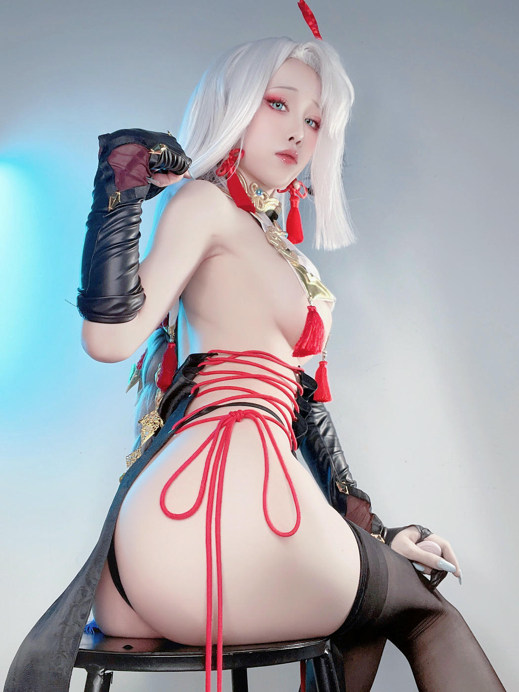 水淼Aqua-[2022-04-15] 🔹 申鶴 旗袍 🔹2_第1集