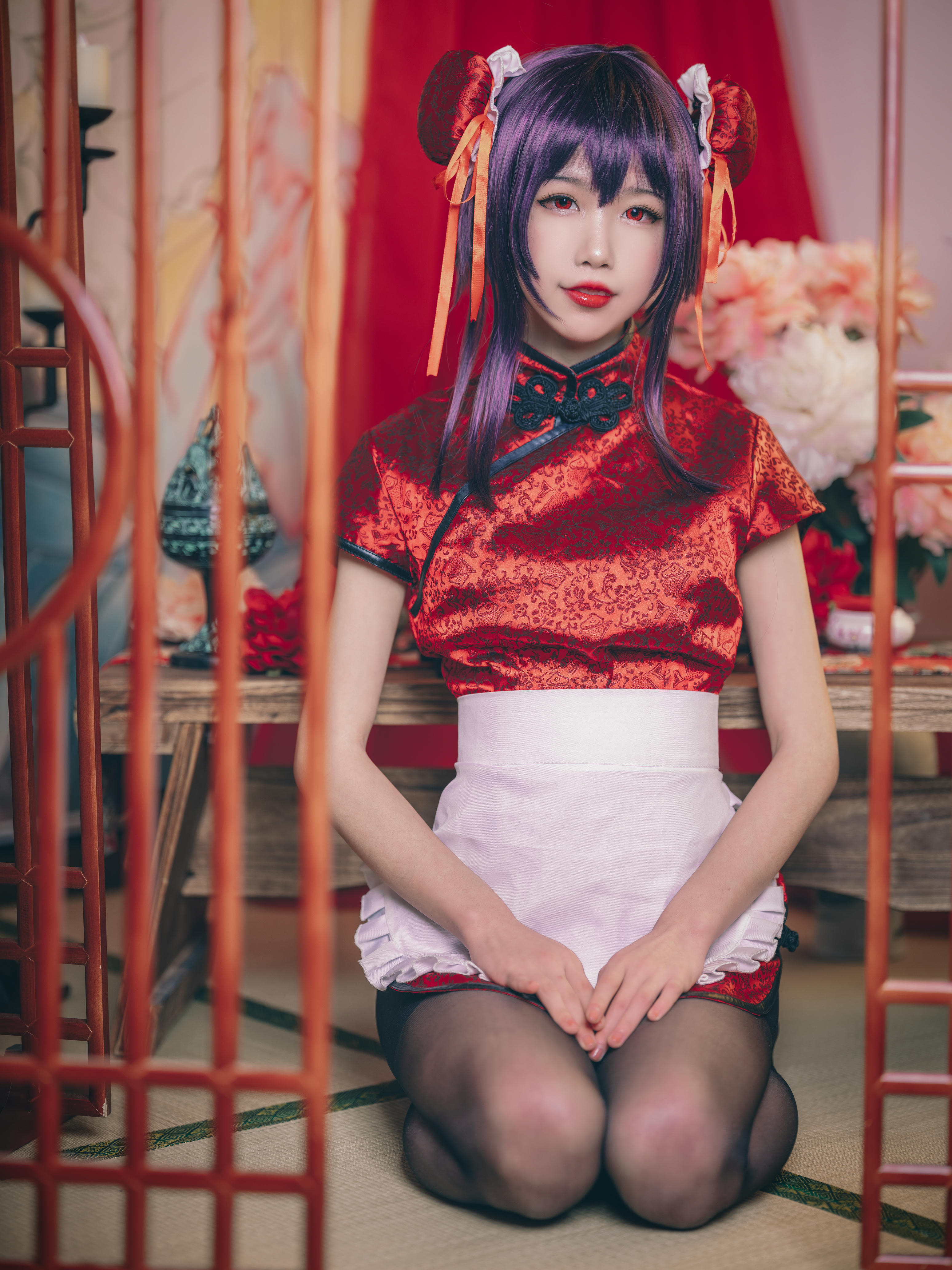 水淼 NO.028 霞之丘诗羽 旗袍 [29P-586M]_第1集