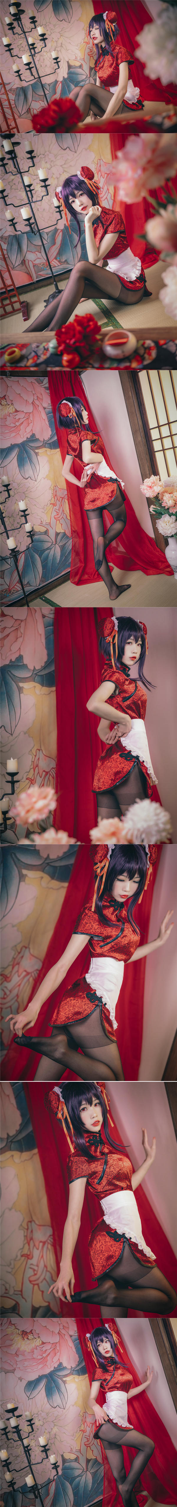 水淼 NO.028 霞之丘诗羽 旗袍 [29P-586M]_第2集