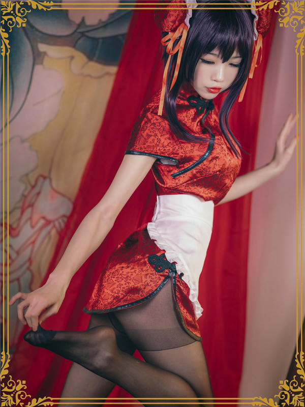 水淼 NO.028 霞之丘诗羽 旗袍 [29P-586M]_第1集