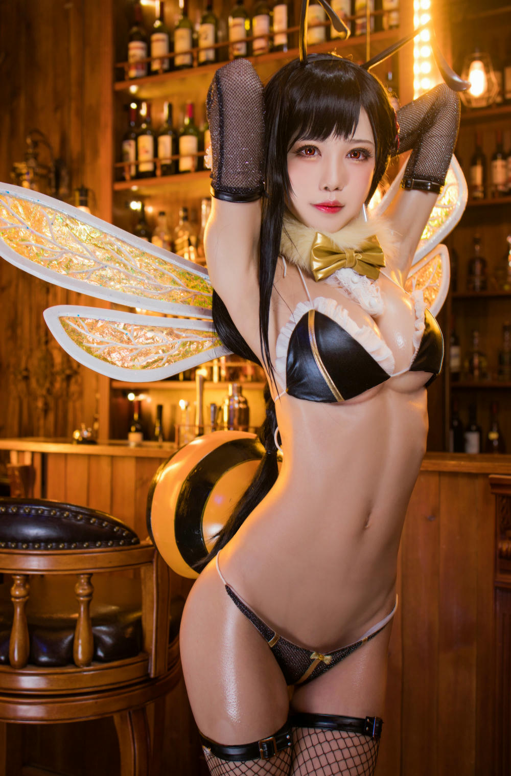 水淼 NO.063 蒂法蜜蜂&婚纱&黑皮蜜蜂 [88P-105MB]_第1集