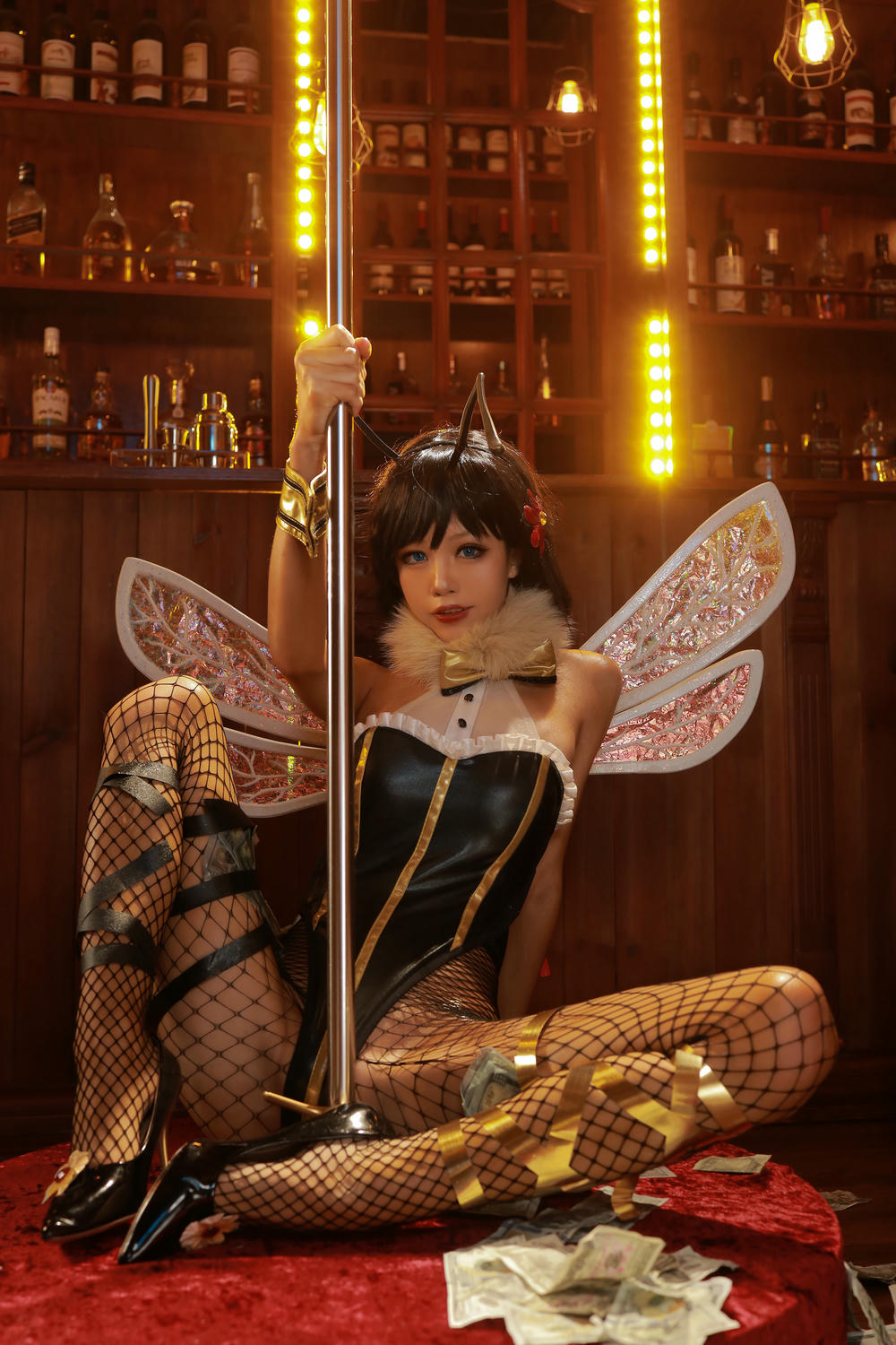 水淼 NO.063 蒂法蜜蜂&婚纱&黑皮蜜蜂 [88P-105MB]_第4集