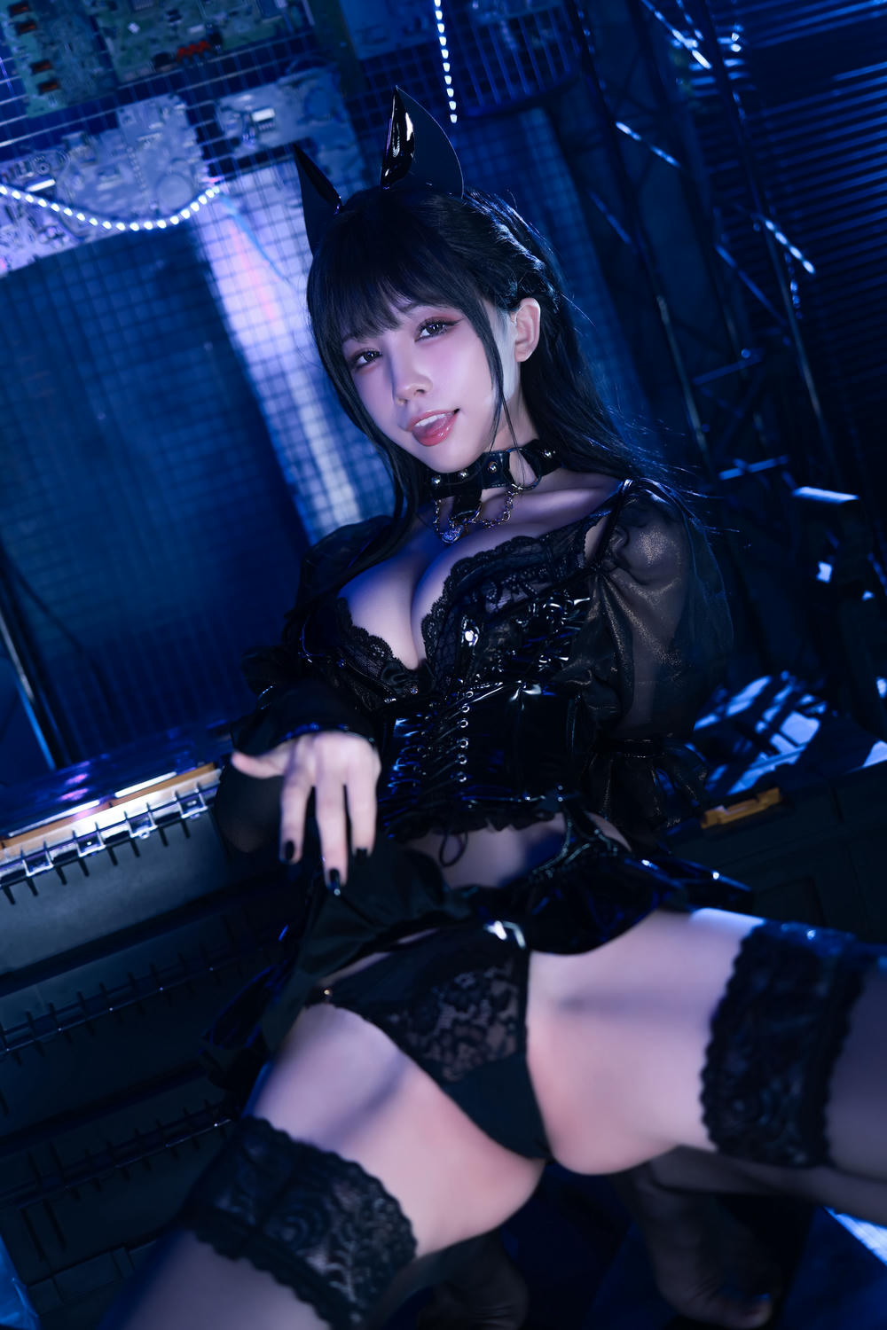 Coser@水淼aqua NO.100 猫咪女郎 黑色猫猫_第1集
