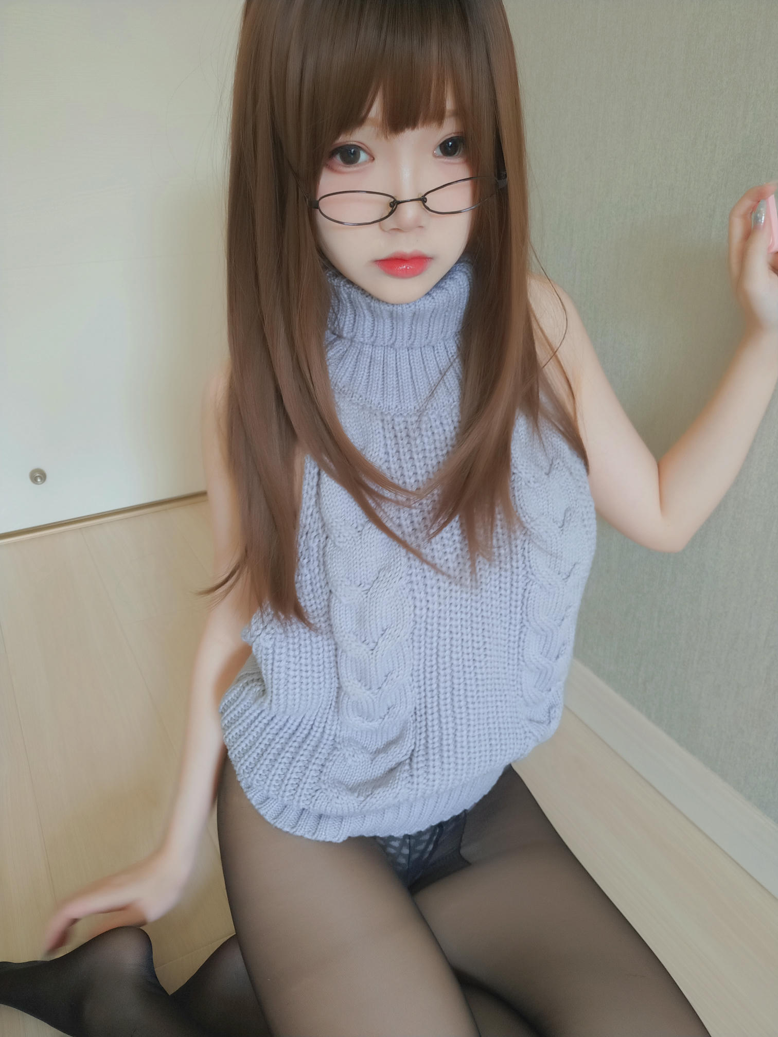 雪晴Astra 自撮りVol.23 黑丝漏背毛衣 [154P19V-1.51GB]_第1集