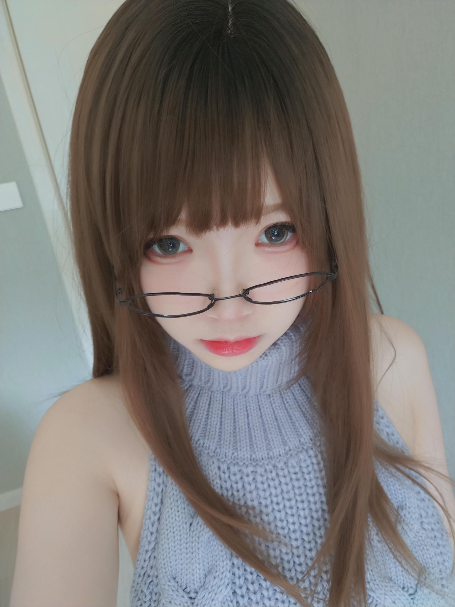 雪晴Astra 自撮りVol.23 黑丝漏背毛衣 [154P19V-1.51GB]_第1集