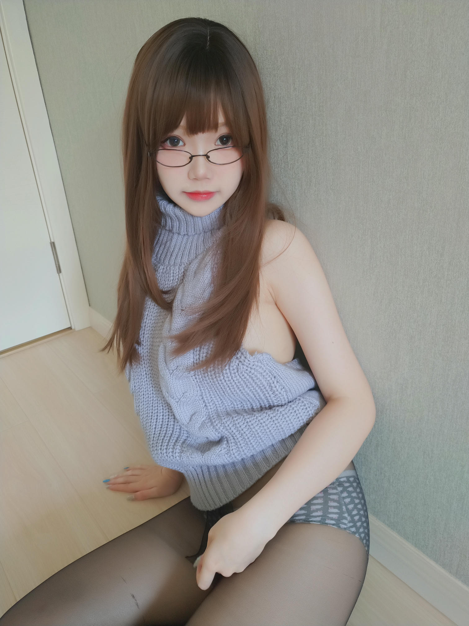 雪晴Astra 自撮りVol.23 黑丝漏背毛衣 [154P19V-1.51GB]_第1集