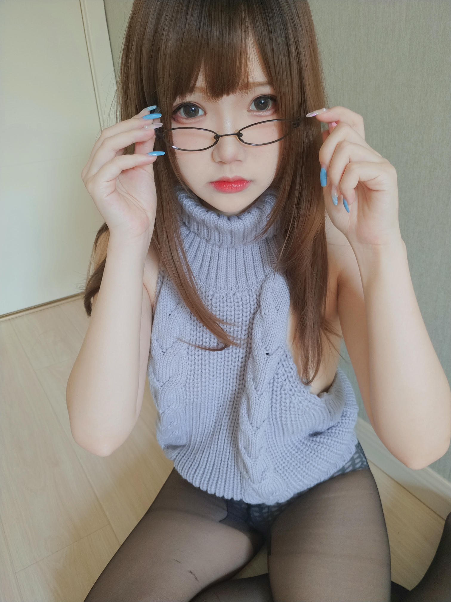 雪晴Astra 自撮りVol.23 黑丝漏背毛衣 [154P19V-1.51GB]_第2集