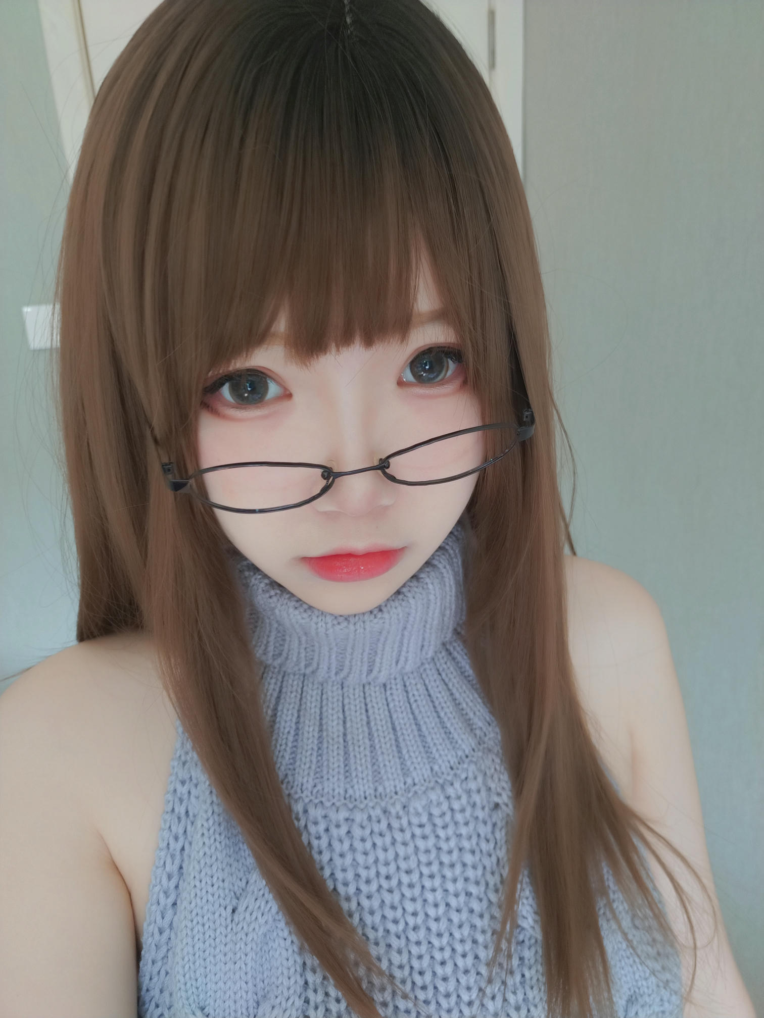 雪晴Astra 自撮りVol.23 黑丝漏背毛衣 [154P19V-1.51GB]_第1集