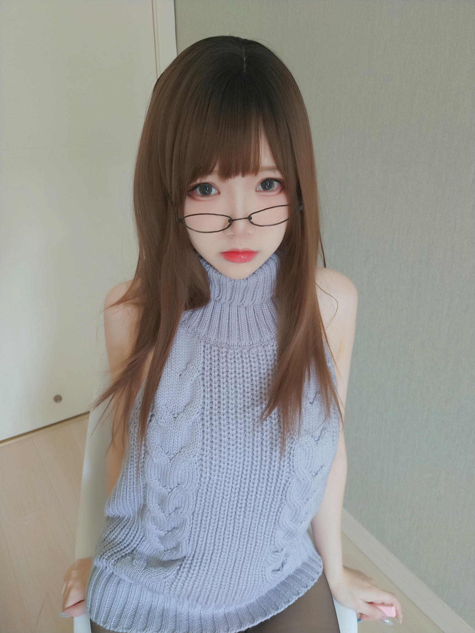 雪晴Astra 自撮りVol.23 黑丝漏背毛衣 [154P19V-1.51GB]_第1集