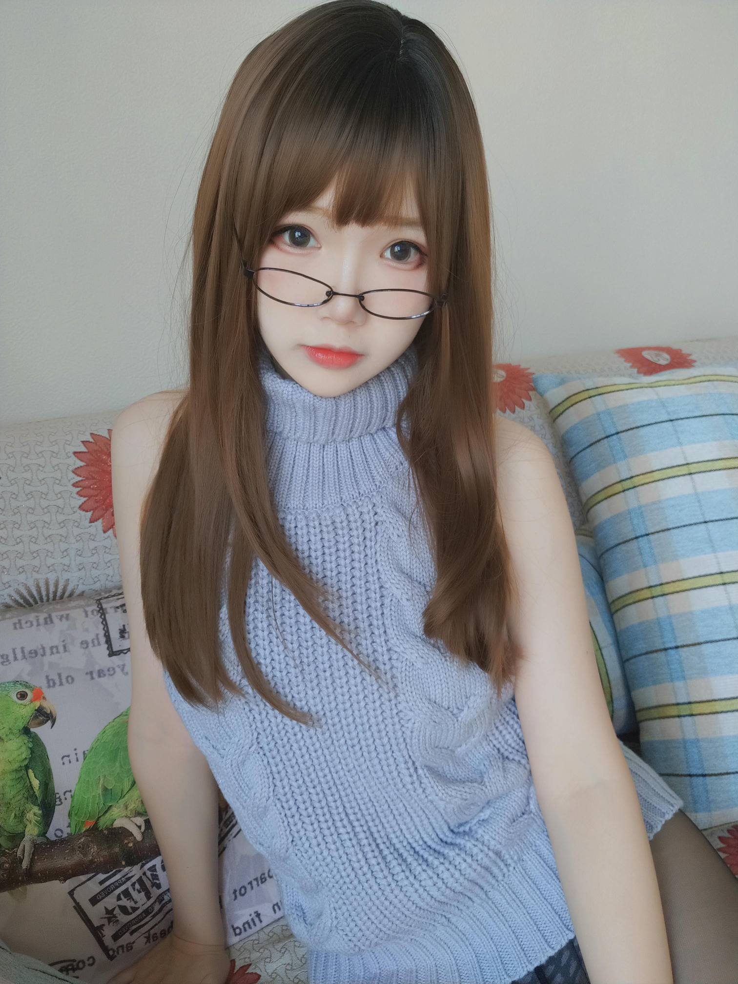 雪晴Astra 自撮りVol.23 黑丝漏背毛衣 [154P19V-1.51GB]_第3集