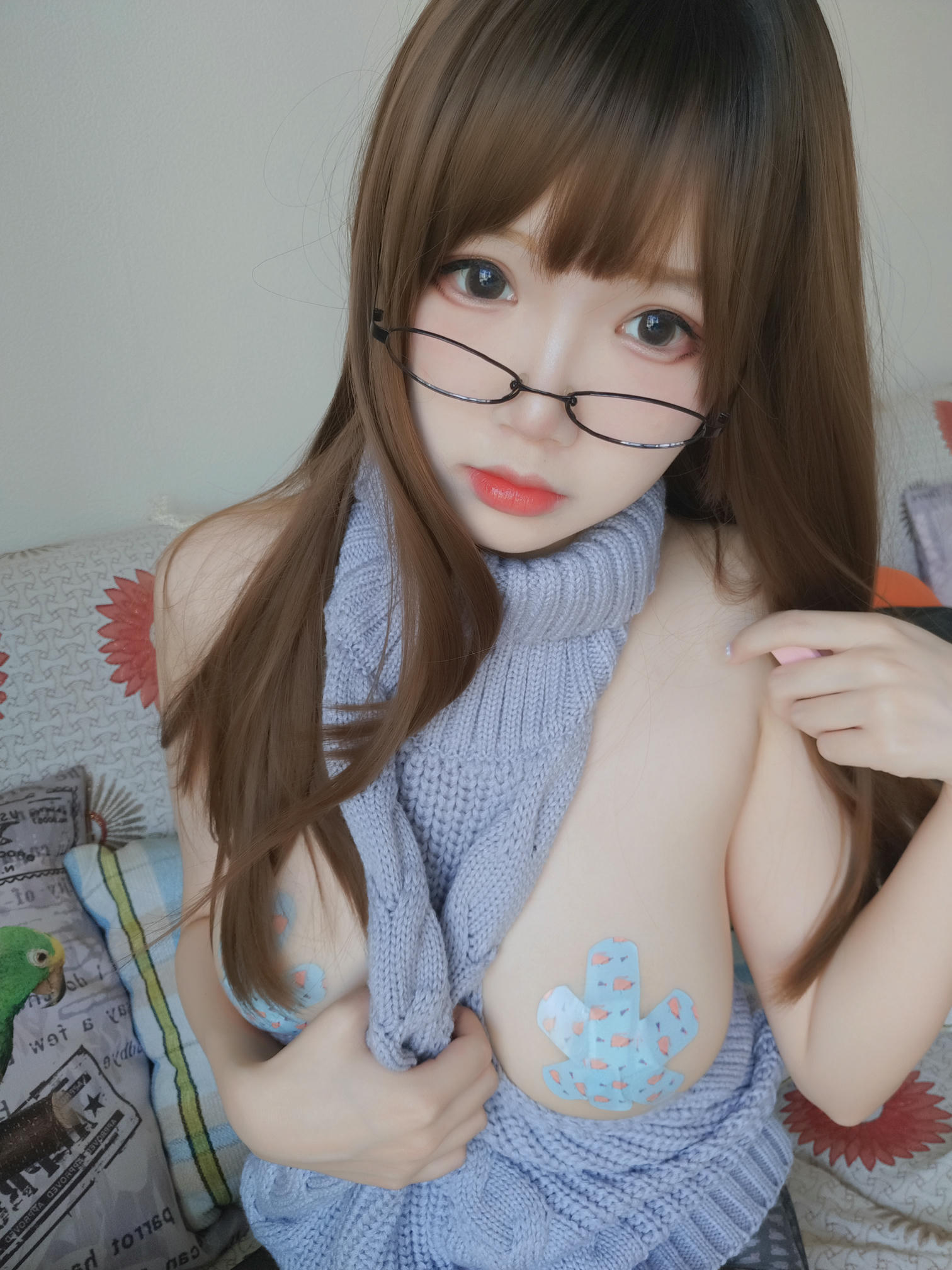 雪晴Astra 自撮りVol.23 黑丝漏背毛衣 [154P19V-1.51GB]_第3集