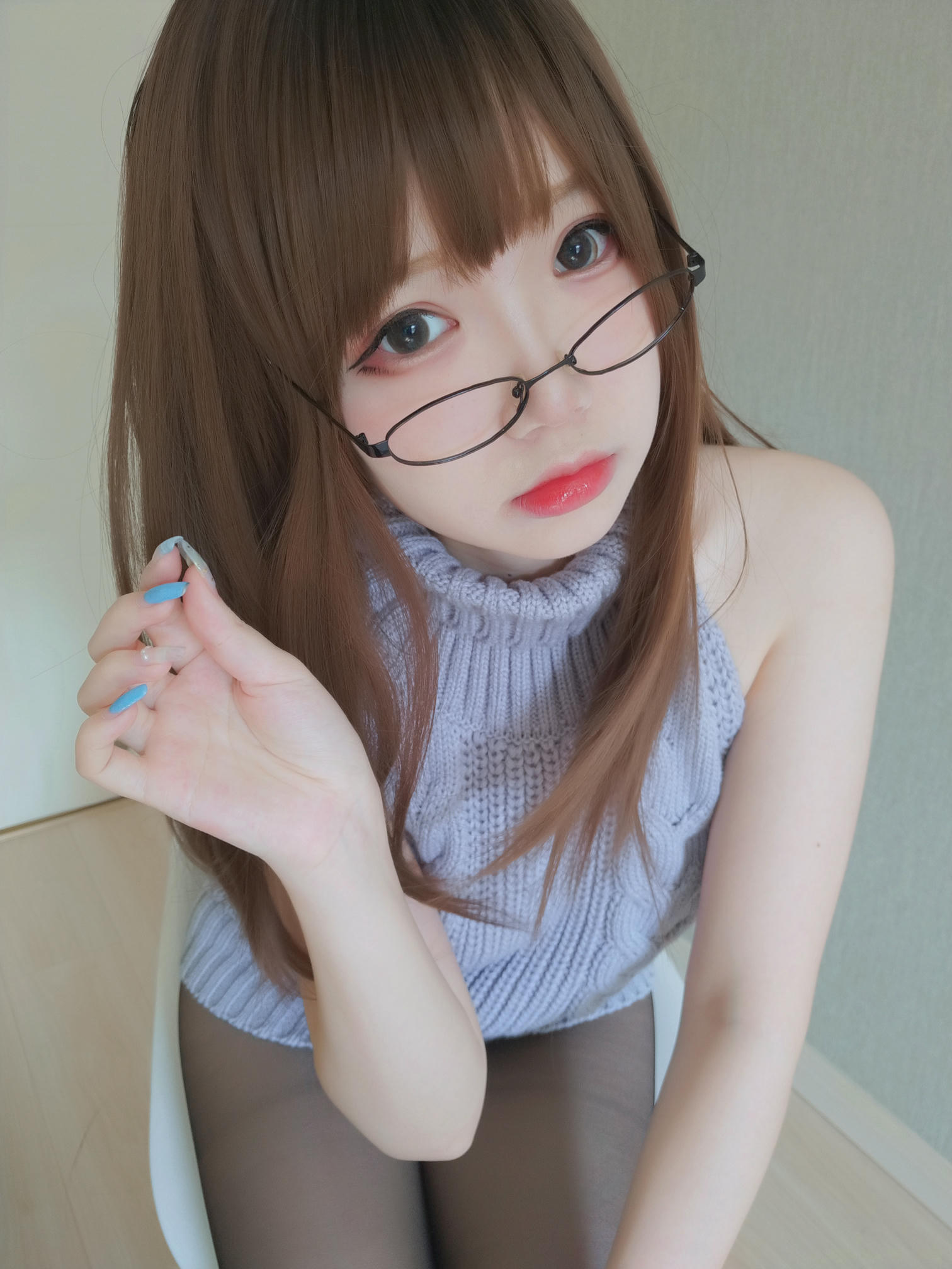 雪晴Astra 自撮りVol.23 黑丝漏背毛衣 [154P19V-1.51GB]_第1集