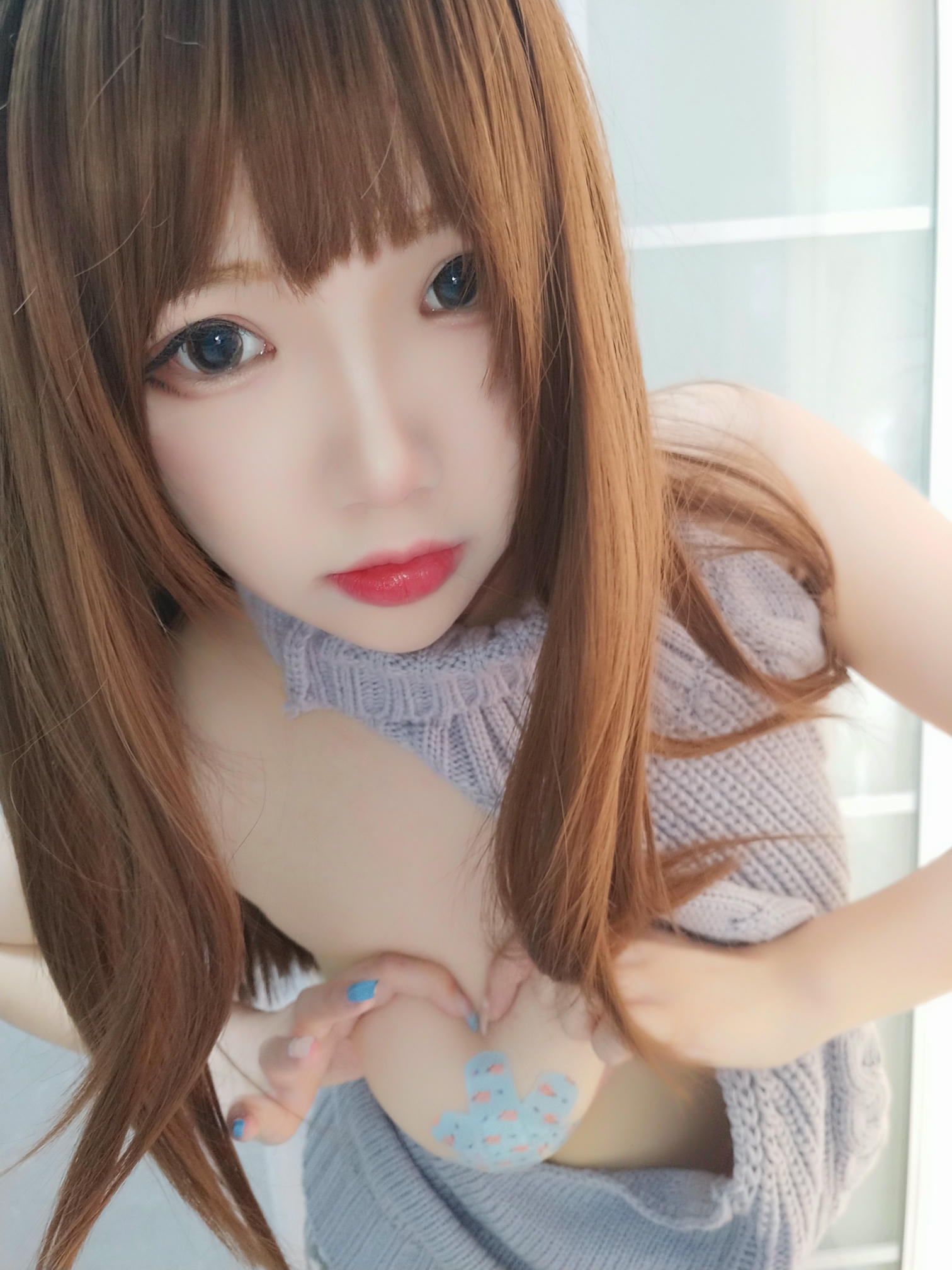 雪晴Astra 自撮りVol.23 黑丝漏背毛衣 [154P19V-1.51GB]_第5集