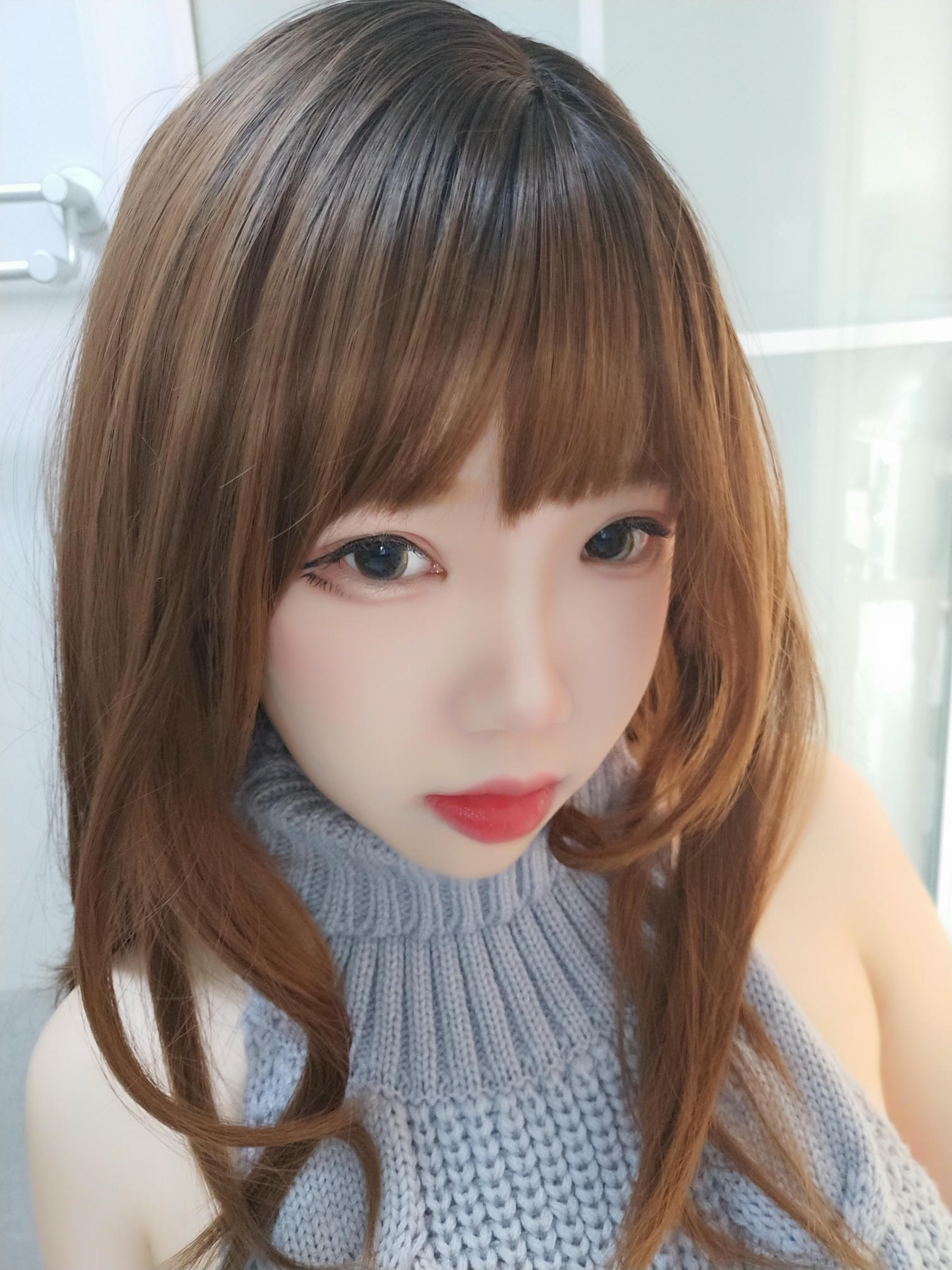 雪晴Astra 自撮りVol.23 黑丝漏背毛衣 [154P19V-1.51GB]_第5集