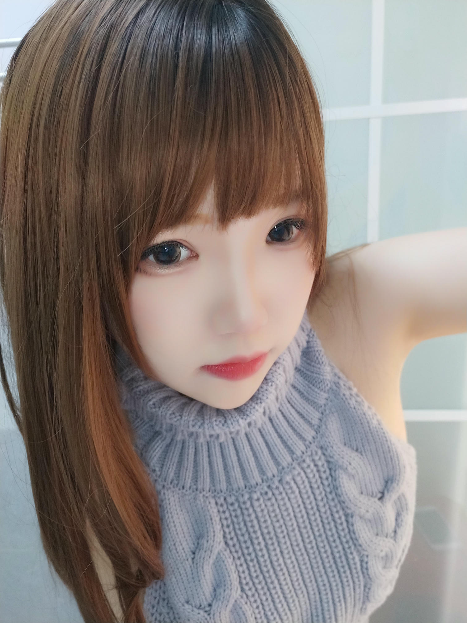 雪晴Astra 自撮りVol.23 黑丝漏背毛衣 [154P19V-1.51GB]_第5集