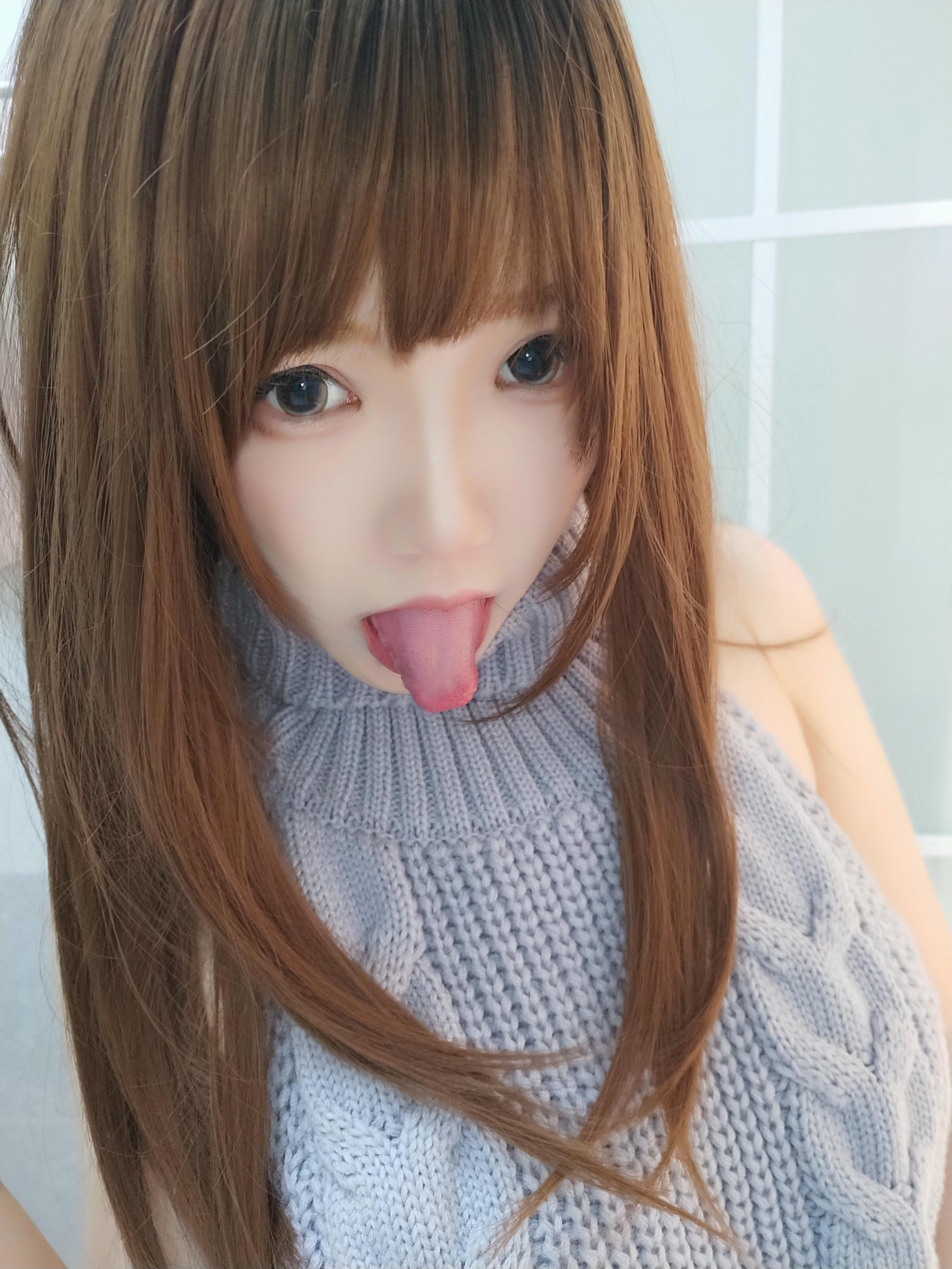 雪晴Astra 自撮りVol.23 黑丝漏背毛衣 [154P19V-1.51GB]_第5集