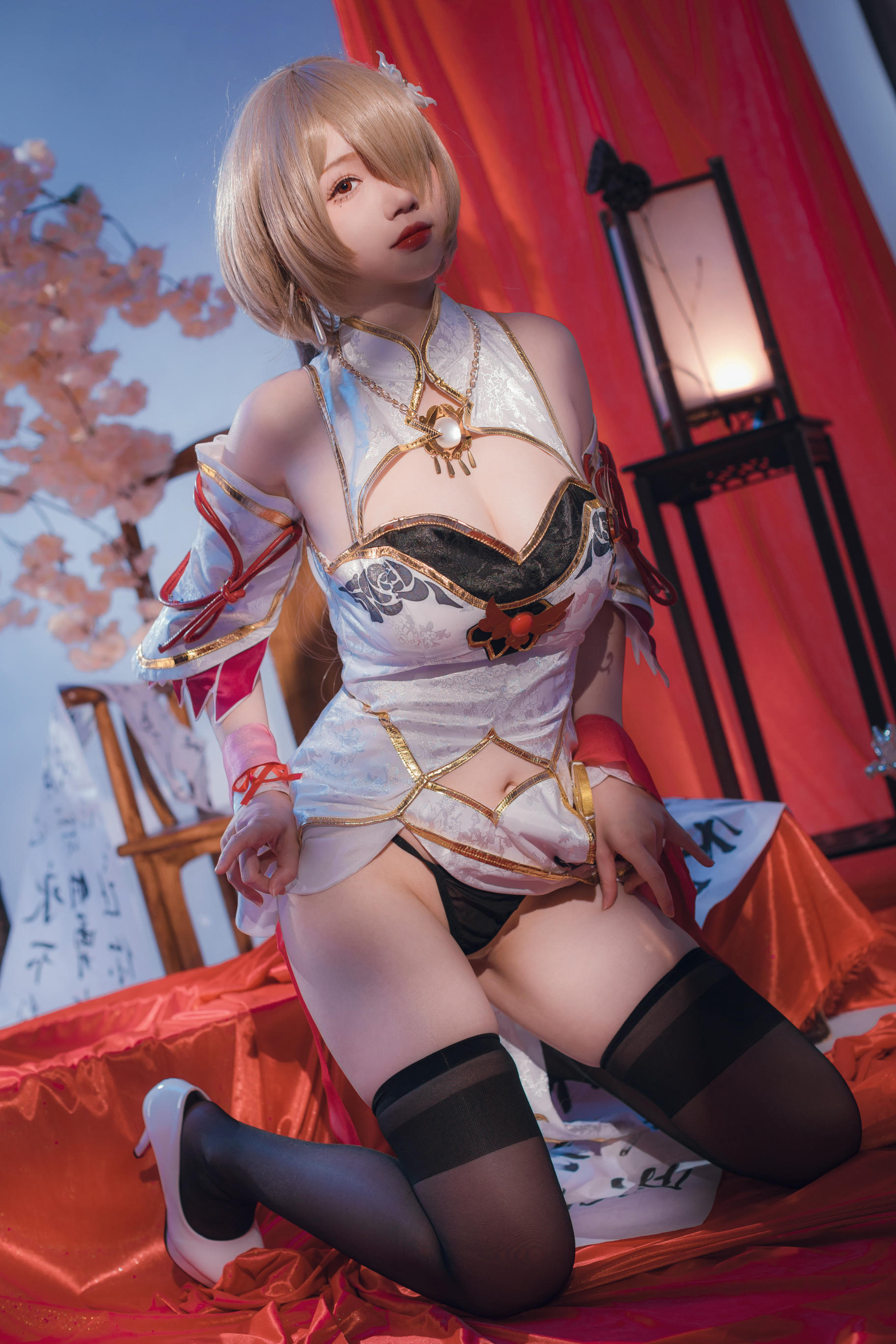 雪晴Astra NO.036 崩坏3 丽塔·浣溪沙旗袍 [56P5V 285MB]_第1集