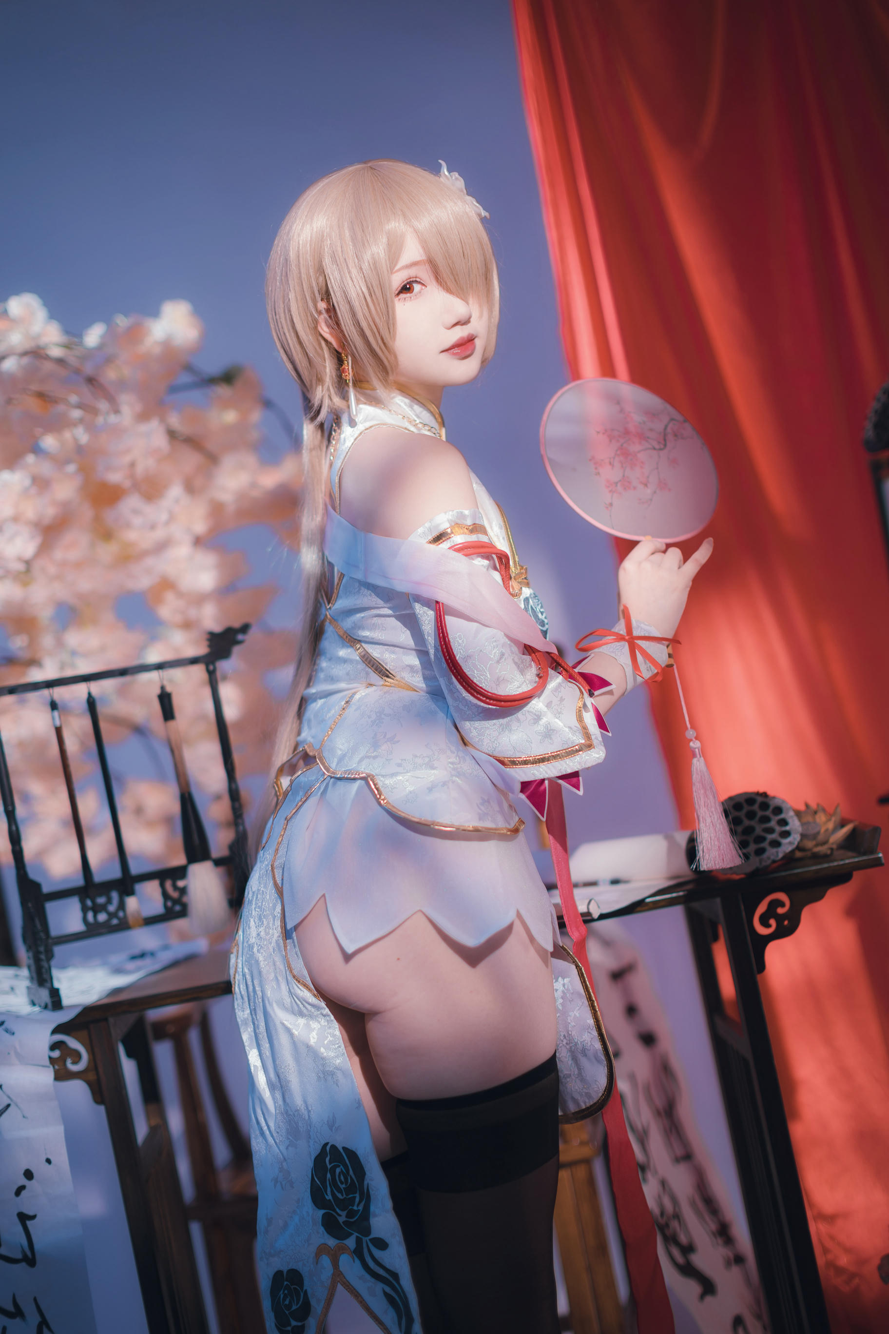 雪晴Astra NO.036 崩坏3 丽塔·浣溪沙旗袍 [56P5V 285MB]_第1集