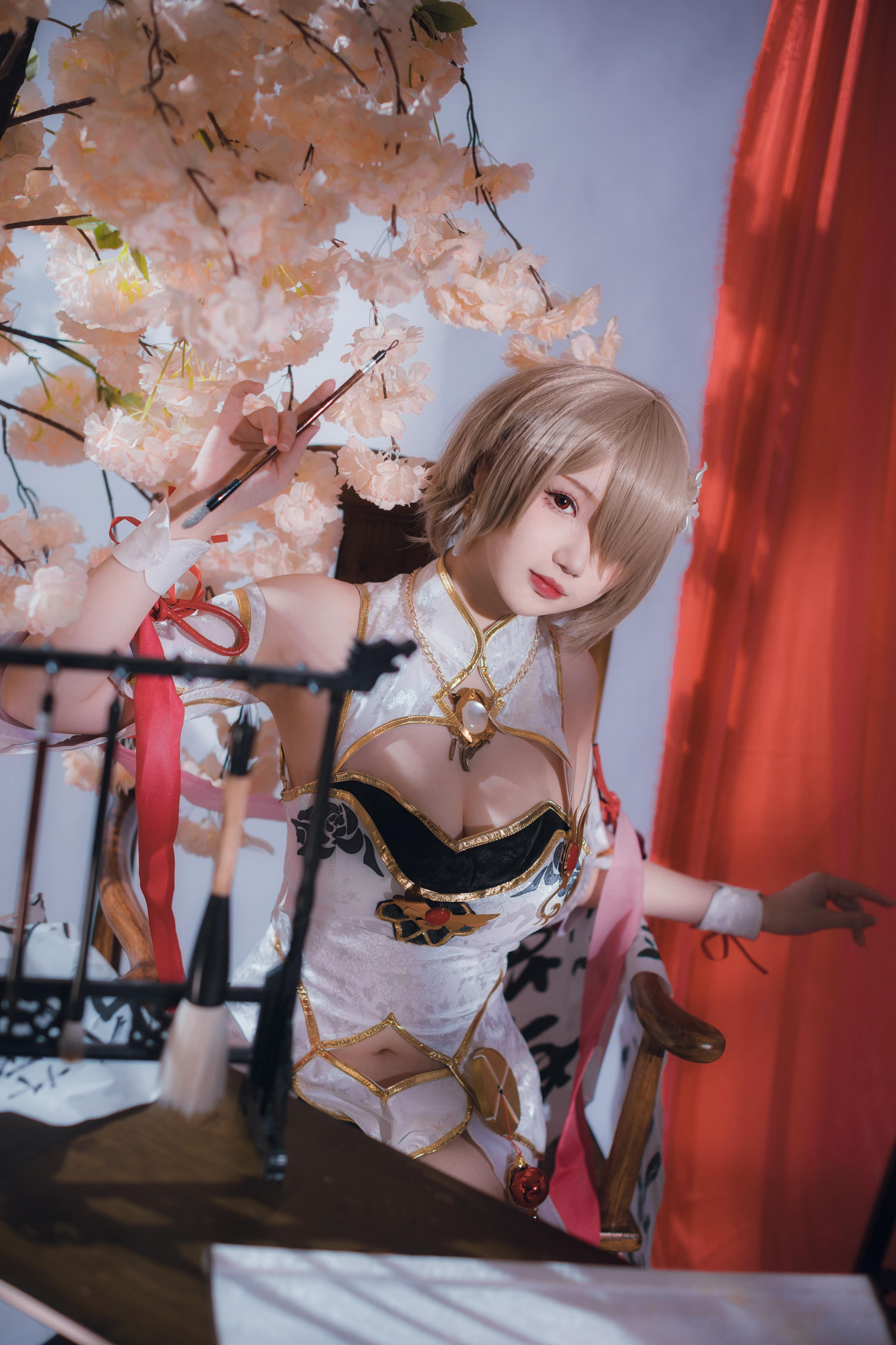 雪晴Astra NO.036 崩坏3 丽塔·浣溪沙旗袍 [56P5V 285MB]_第1集