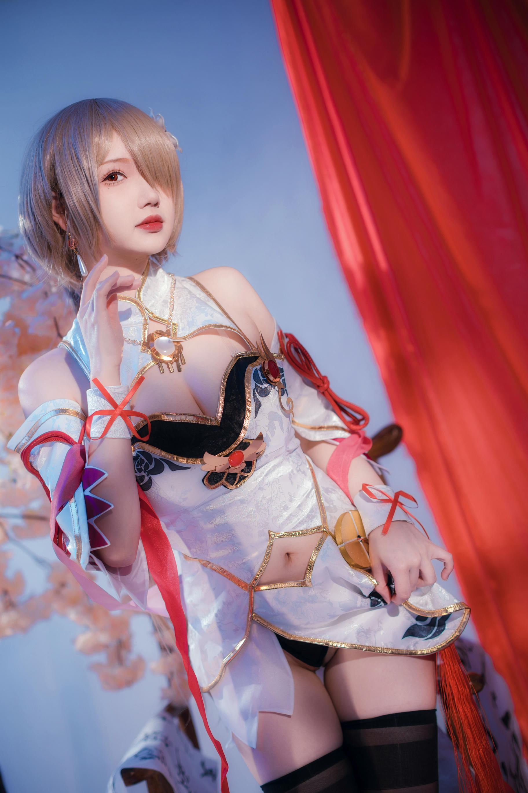 雪晴Astra NO.036 崩坏3 丽塔·浣溪沙旗袍 [56P5V 285MB]_第2集