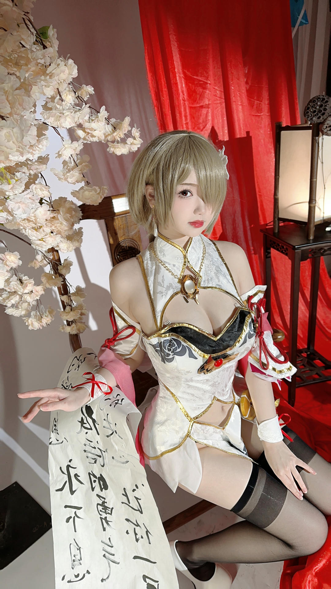 雪晴Astra NO.036 崩坏3 丽塔·浣溪沙旗袍 [56P5V 285MB]_第3集