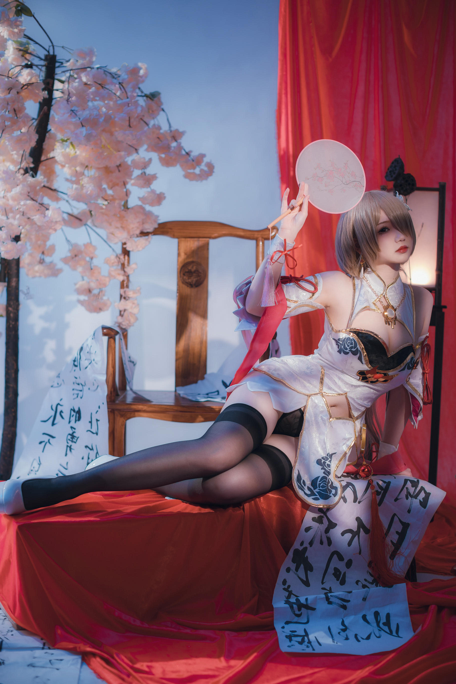 雪晴Astra NO.036 崩坏3 丽塔·浣溪沙旗袍 [56P5V 285MB]_第1集