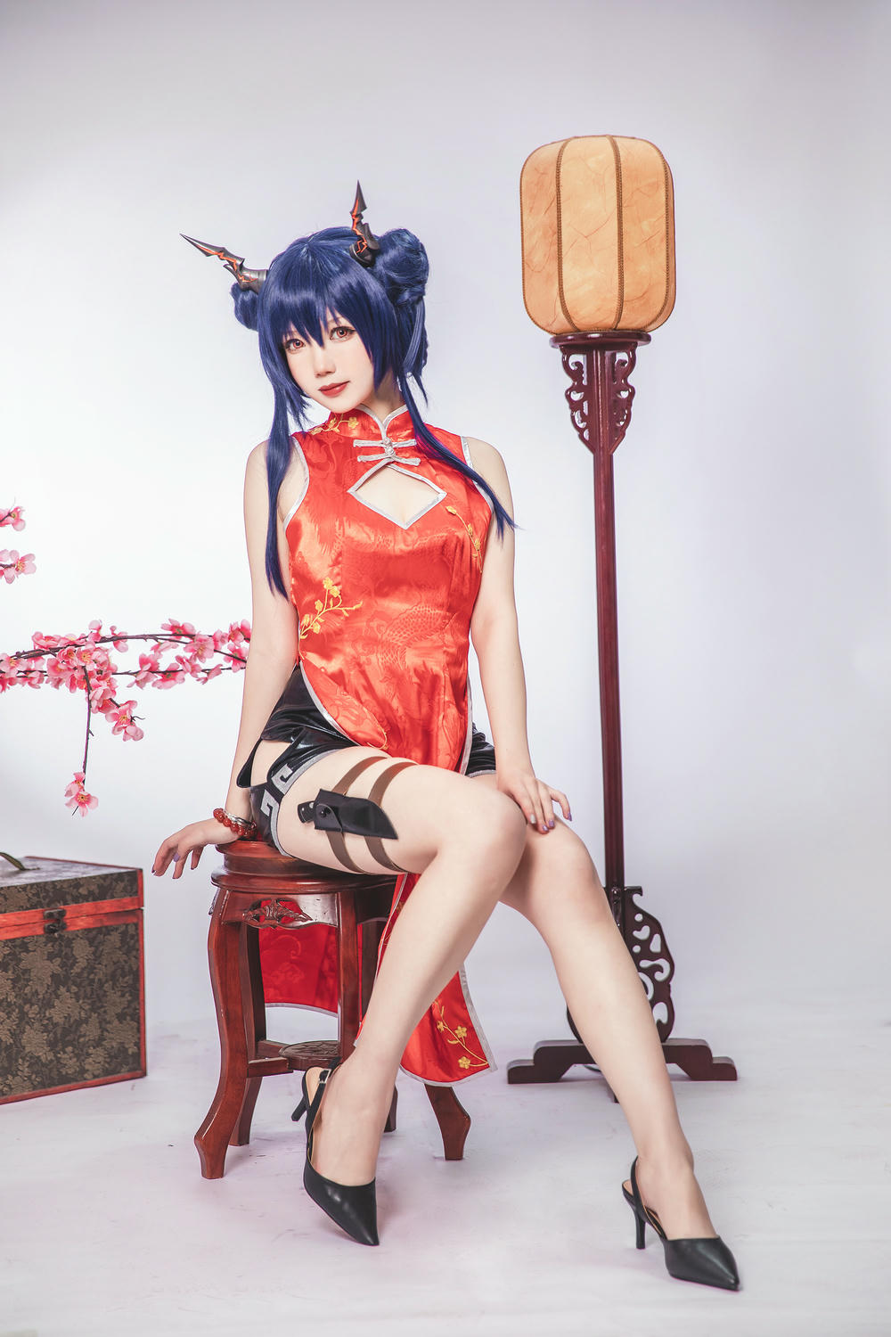 雪晴Astra NO.047 明日方舟 陈 旗袍 [17P-56MB]_第1集